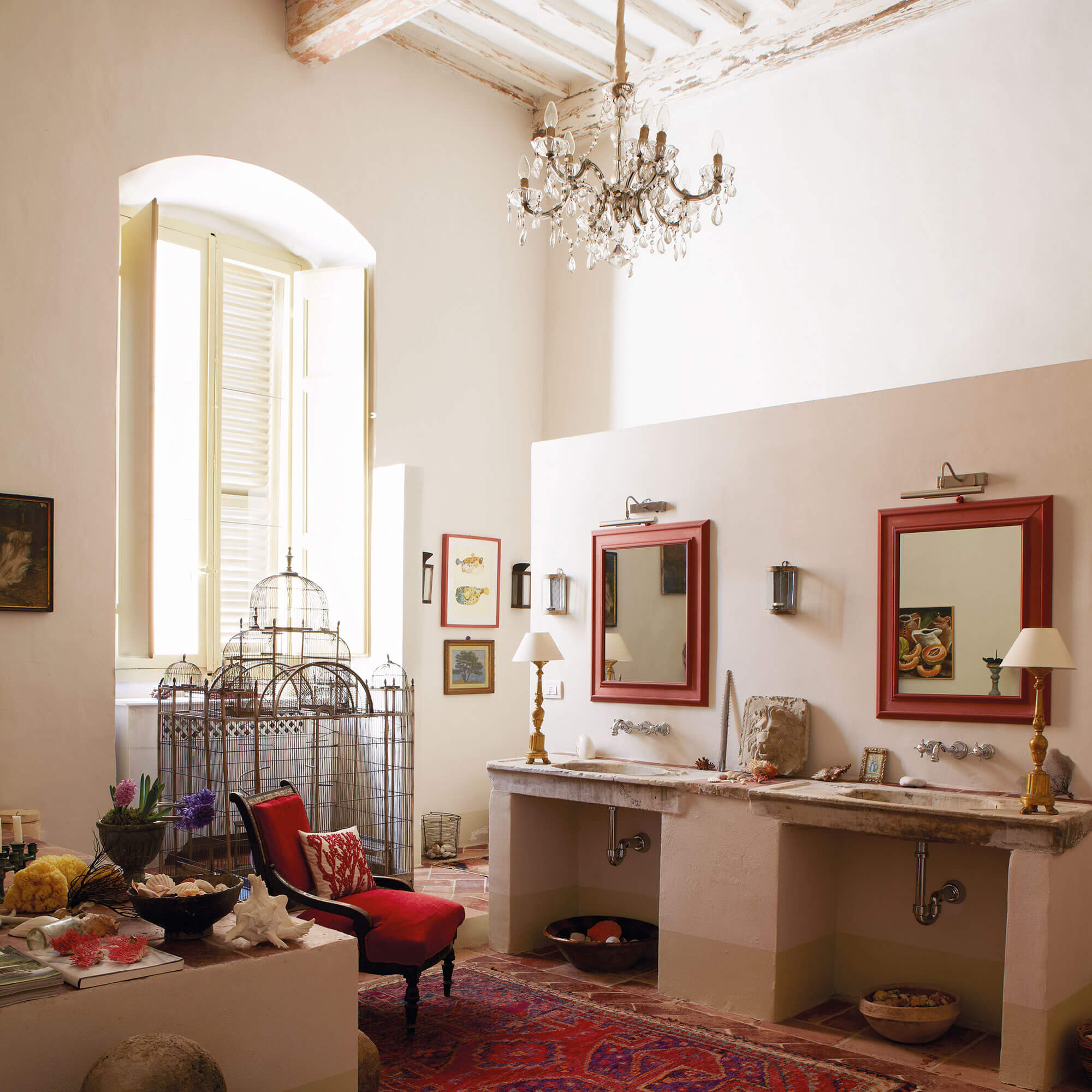 farrow & ball dimity 2008 im badezimmer