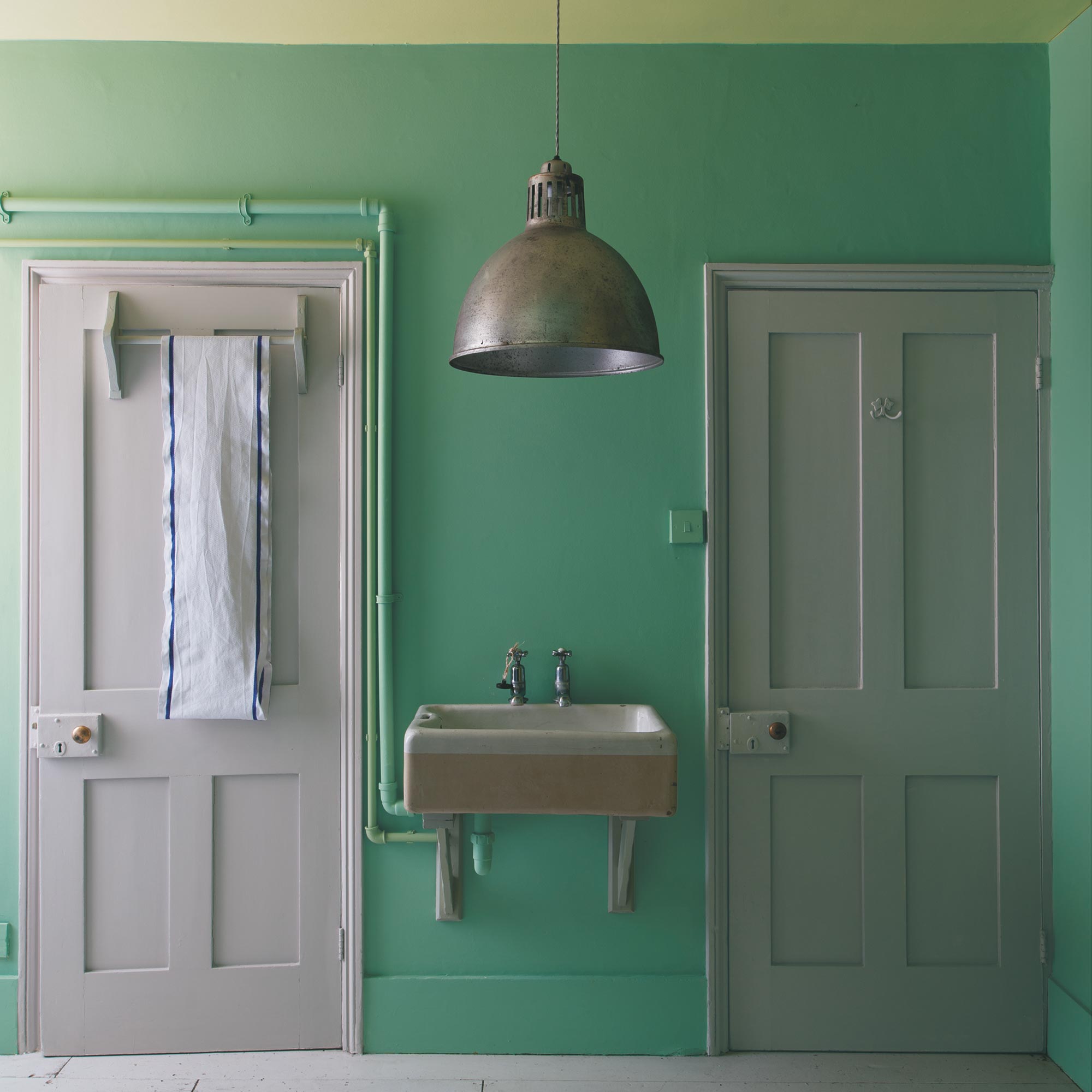farrow & ball arsenic 214 als wandfarbe