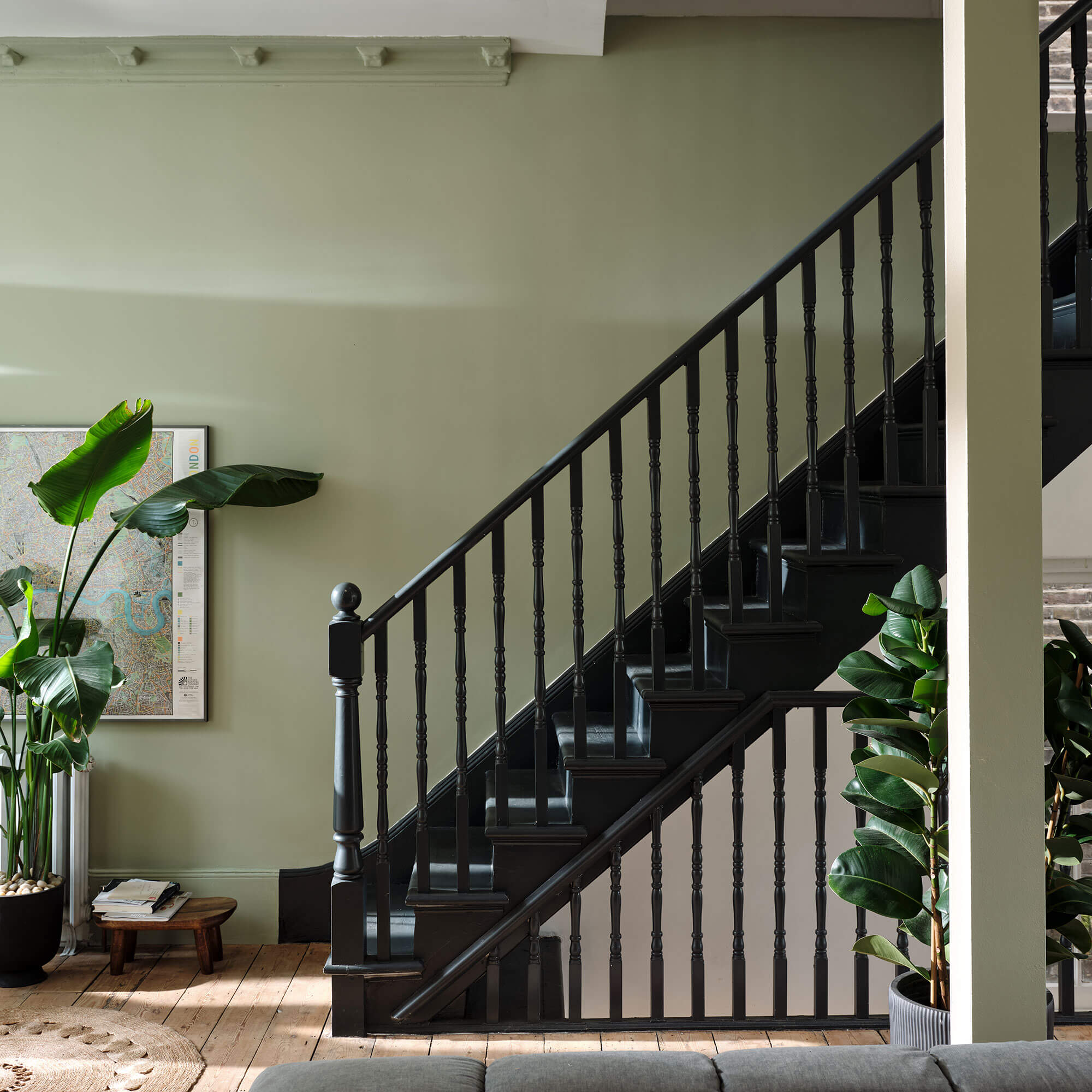 farrow & ball vert de terre 234 als wandfarbe