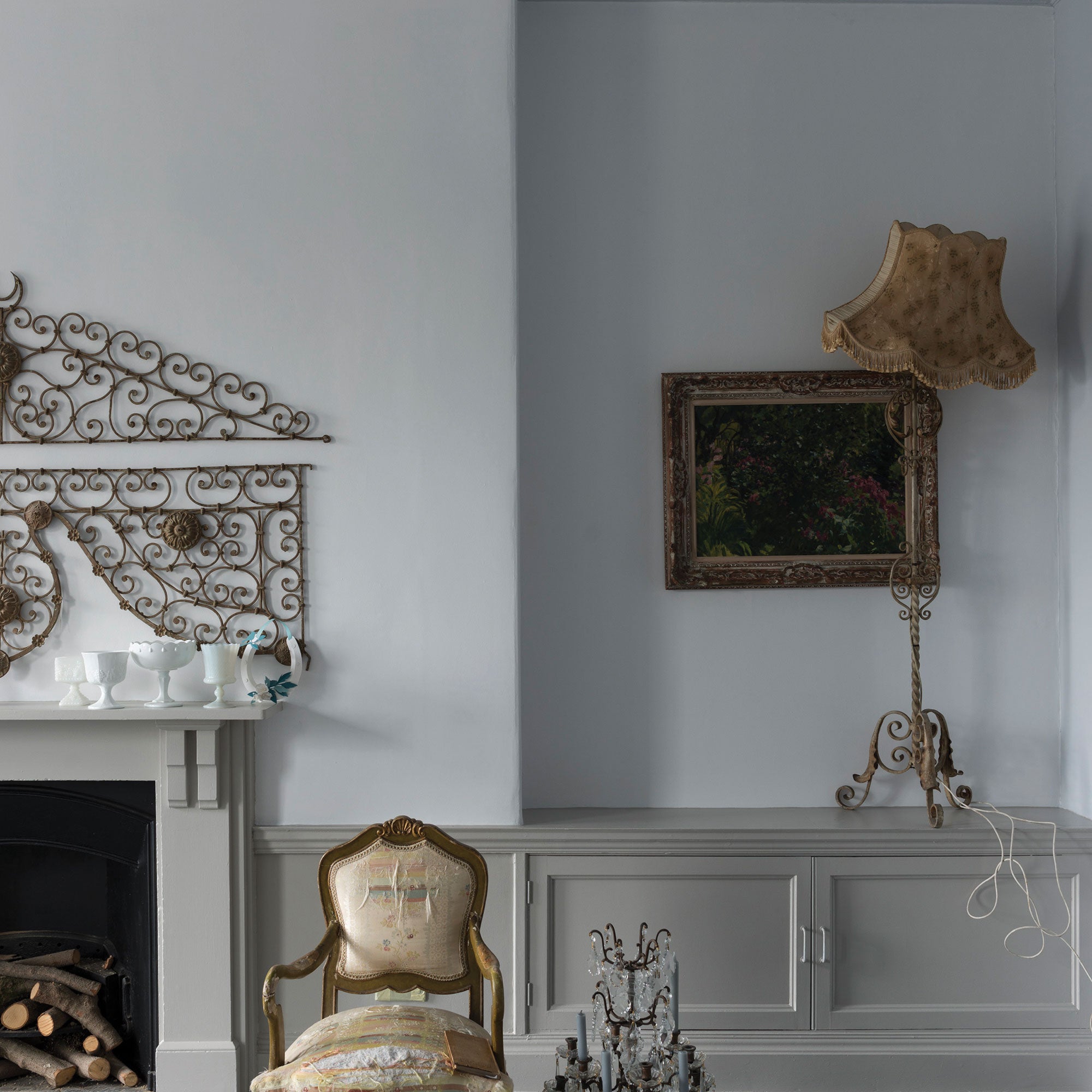 farrow & ball wevet 273 im wohnzimmer