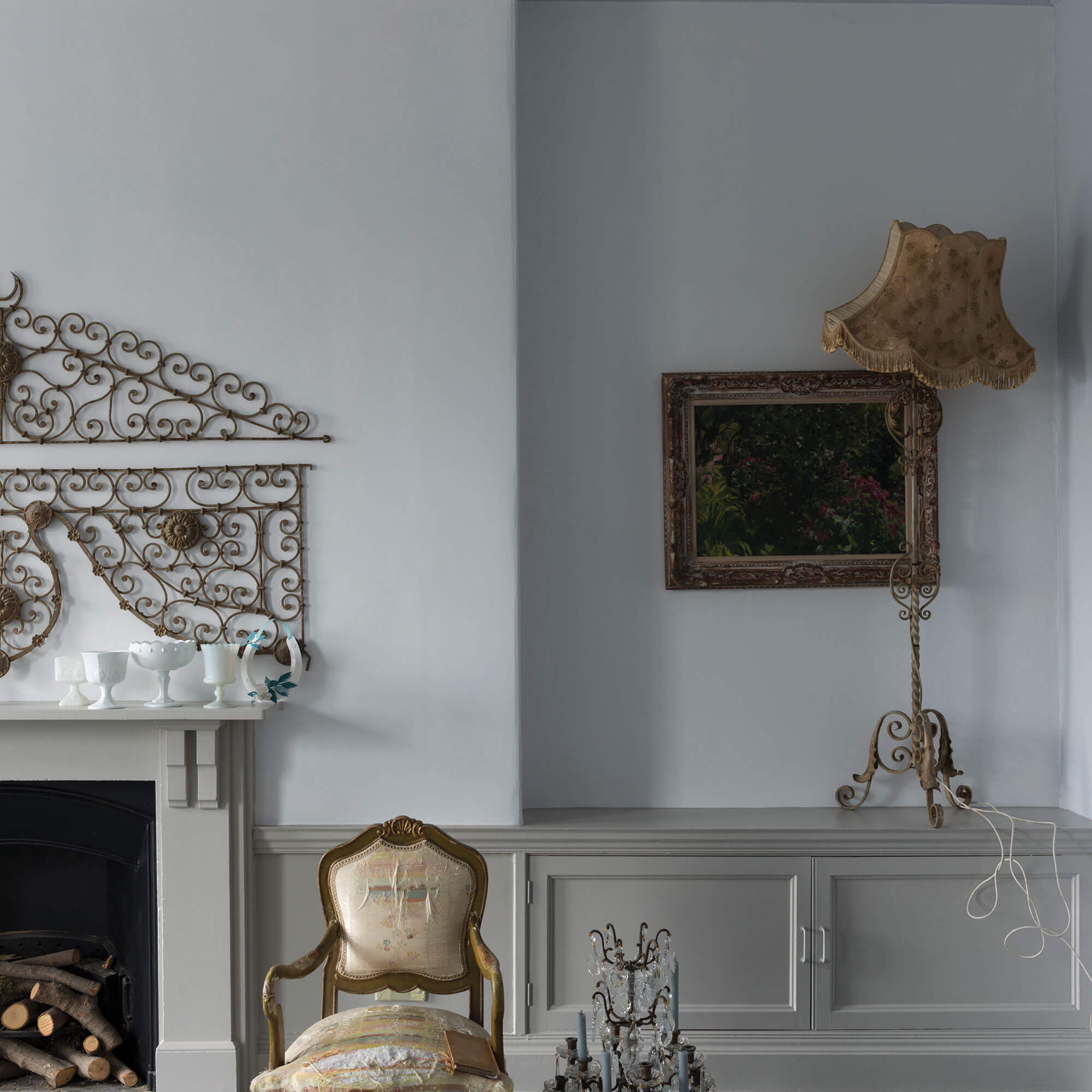 farrow & ball wevet 273 im wohnzimmer