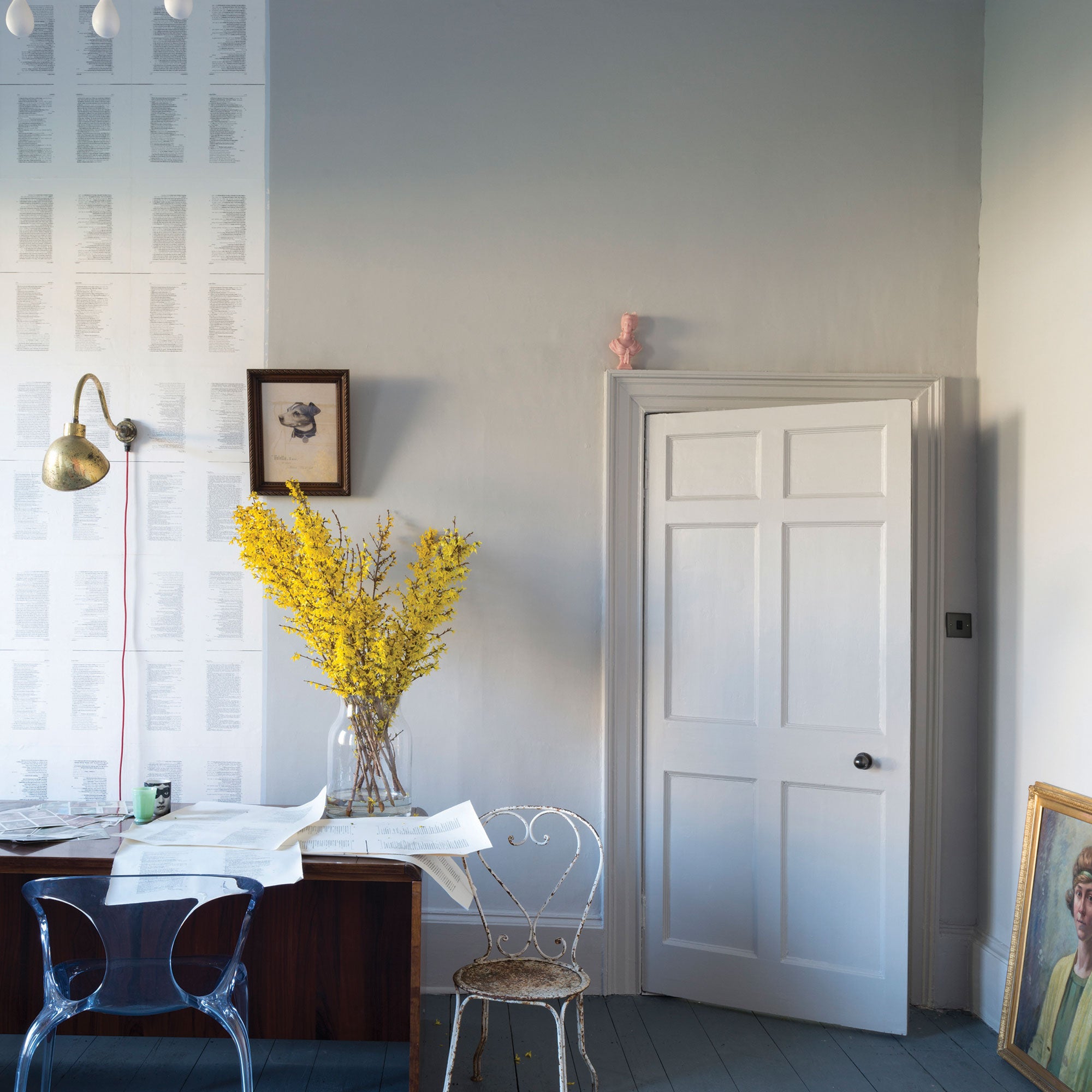 farrow & ball purbeck stone 275 im wohnzimmer