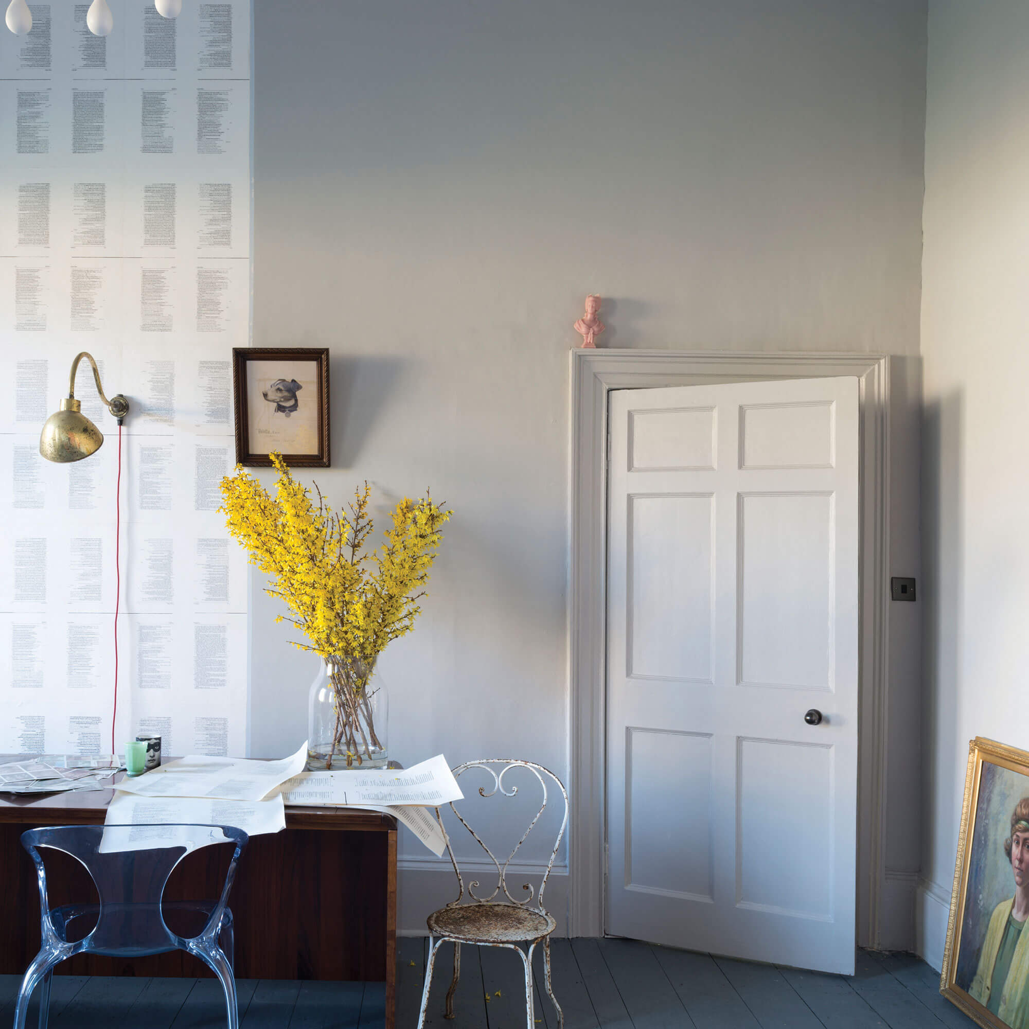 farrow & ball purbeck stone 275 im wohnzimmer