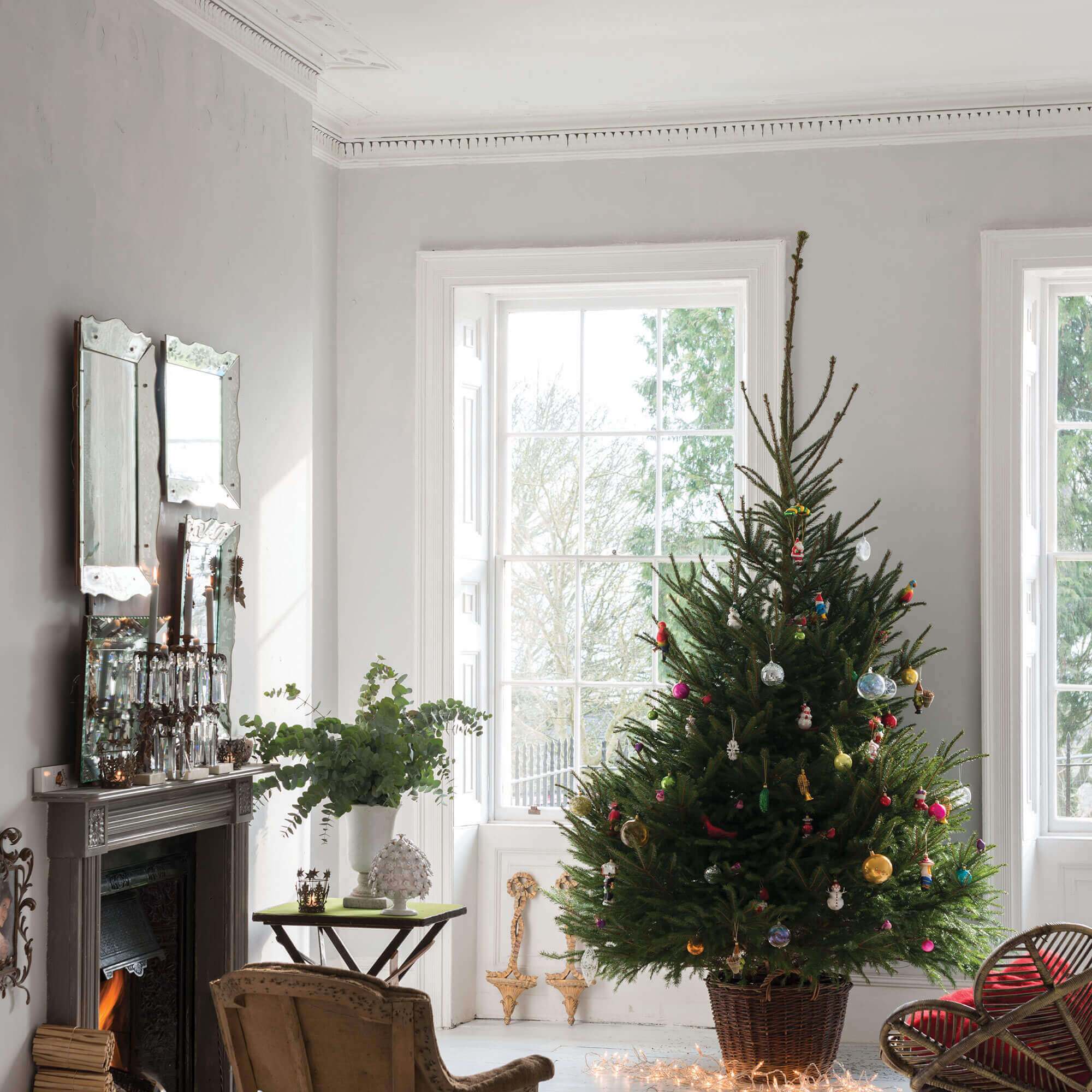 farrow & ball dimpse 227 im wohnzimmer
