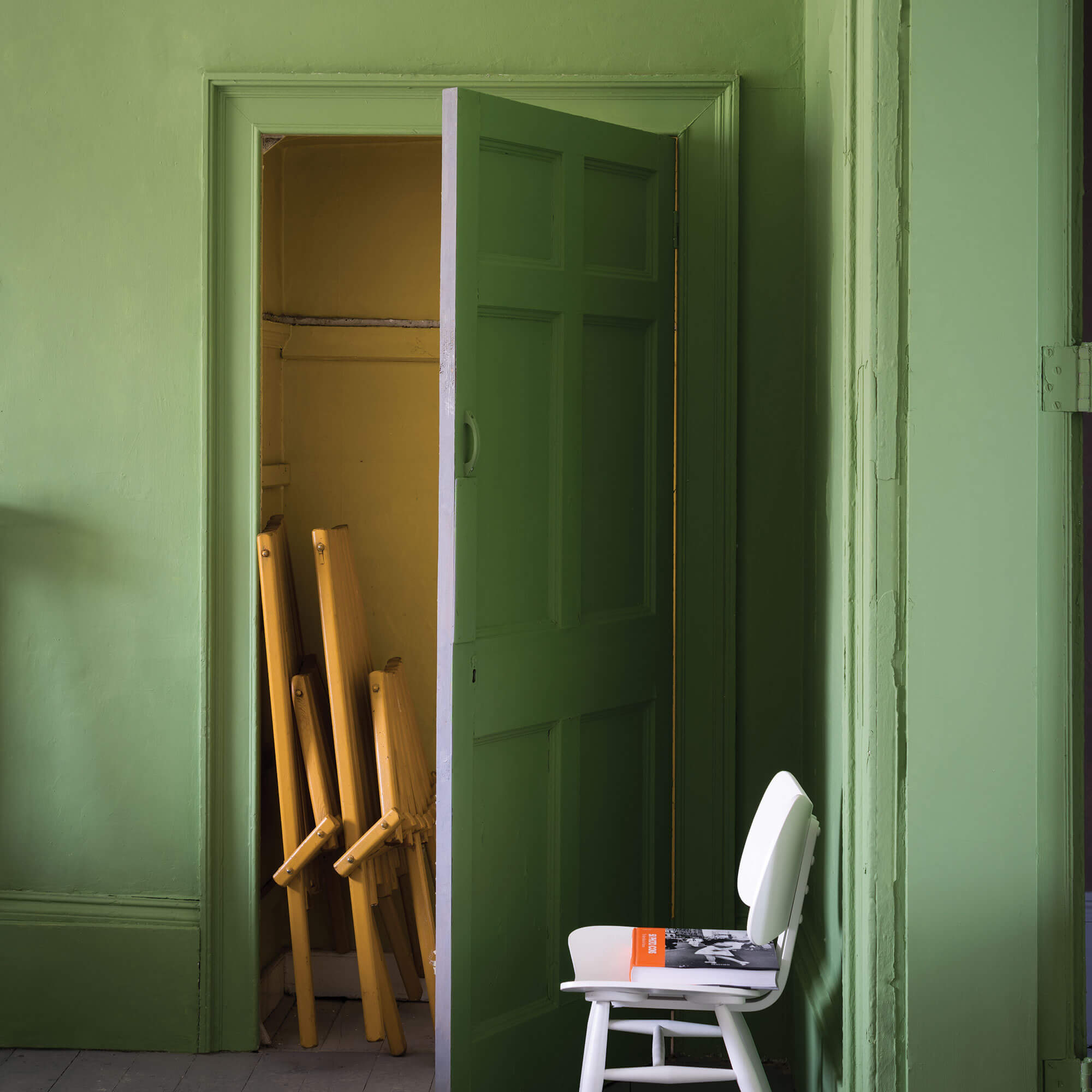 farrow & ball yeabridge green 287 als wandfarbe