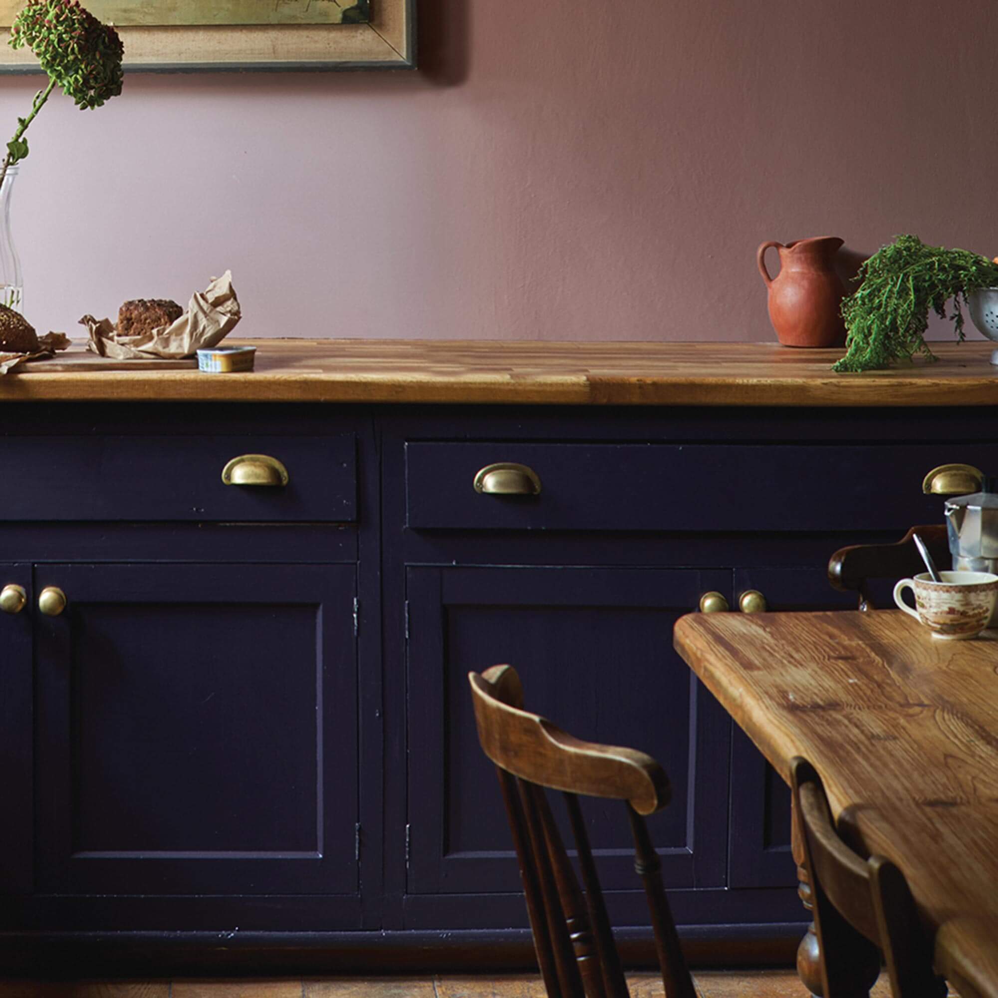 farrow & ball paean black 294 in der küche
