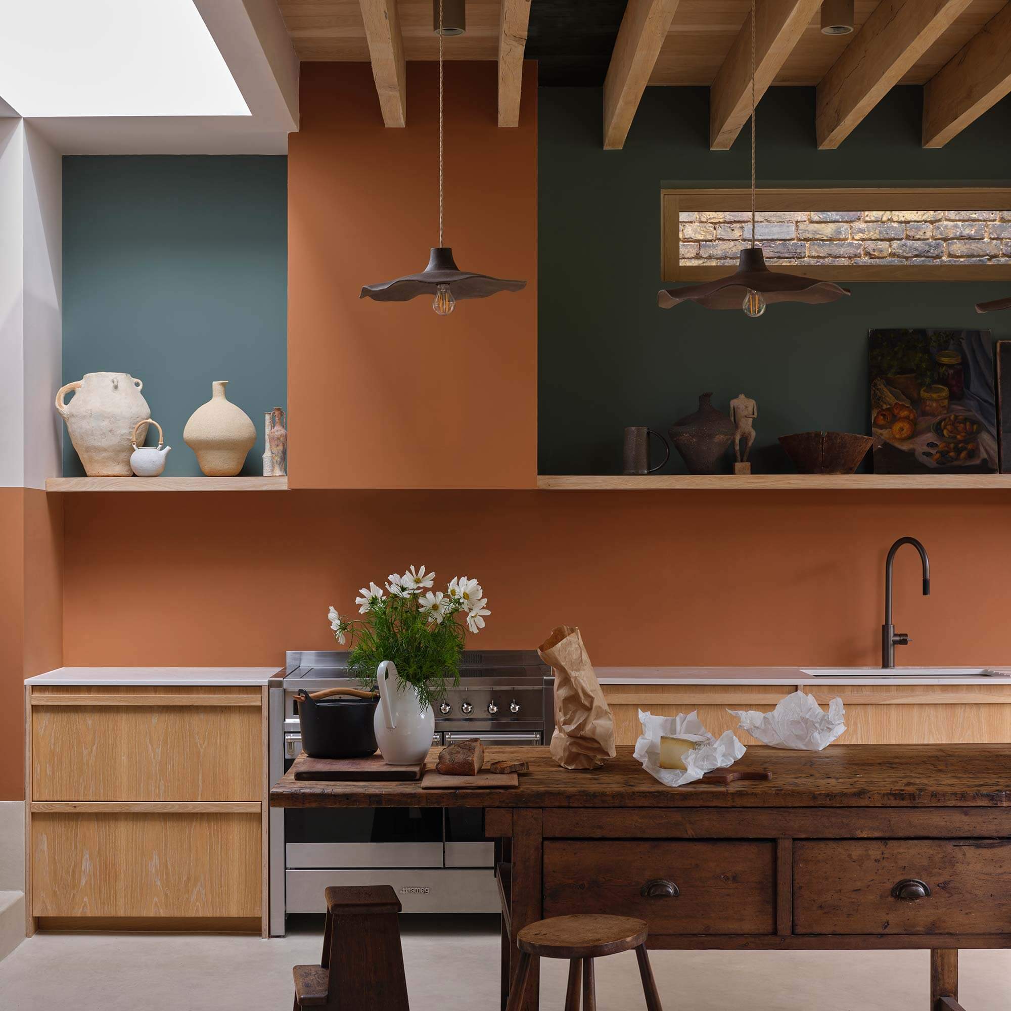 farrow & ball marmelo 316 in der küche