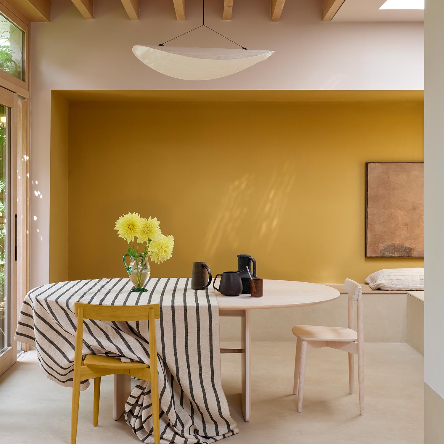 farrow & ball duster 319 im esszimmer