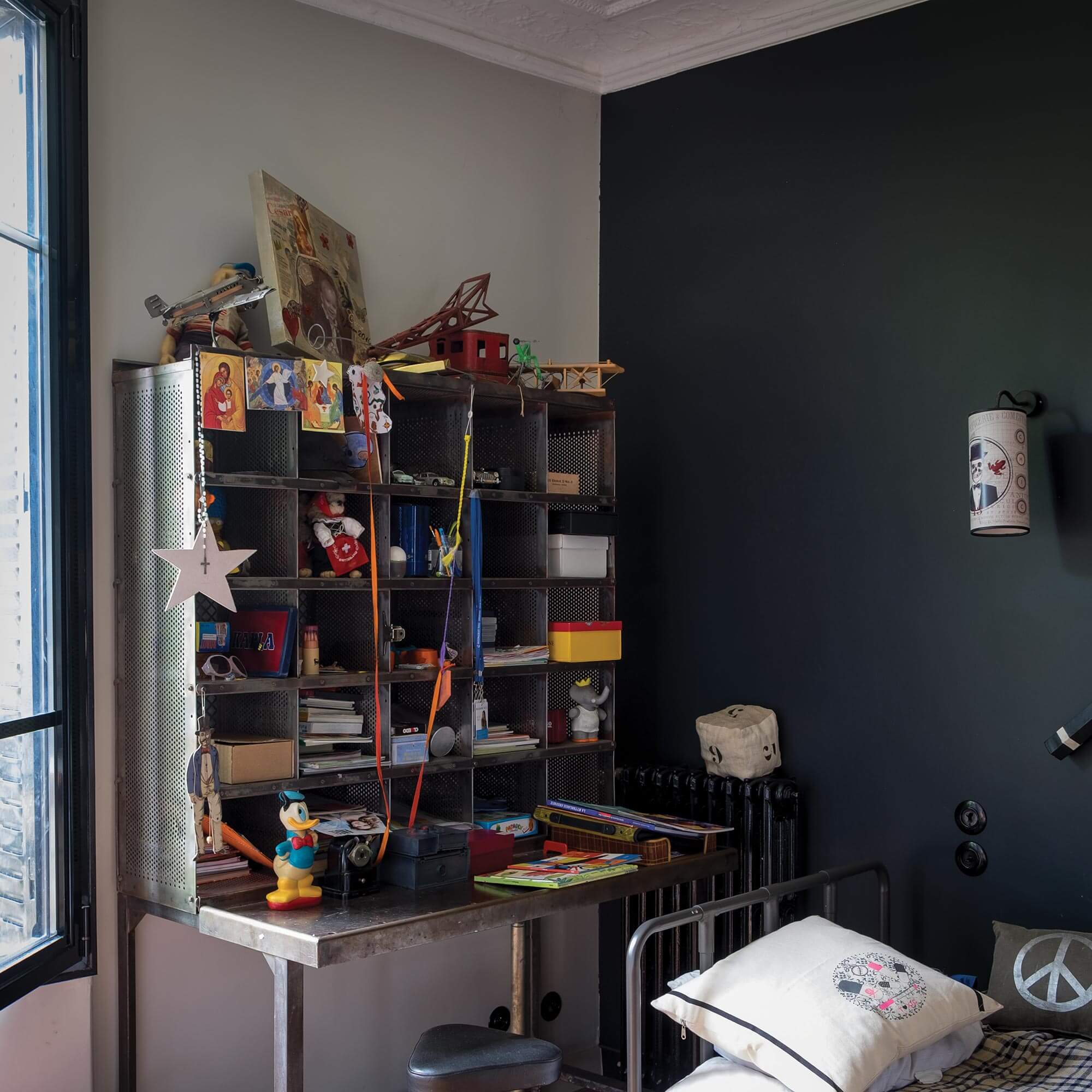 farrow & ball off black 57 als wandfarbe