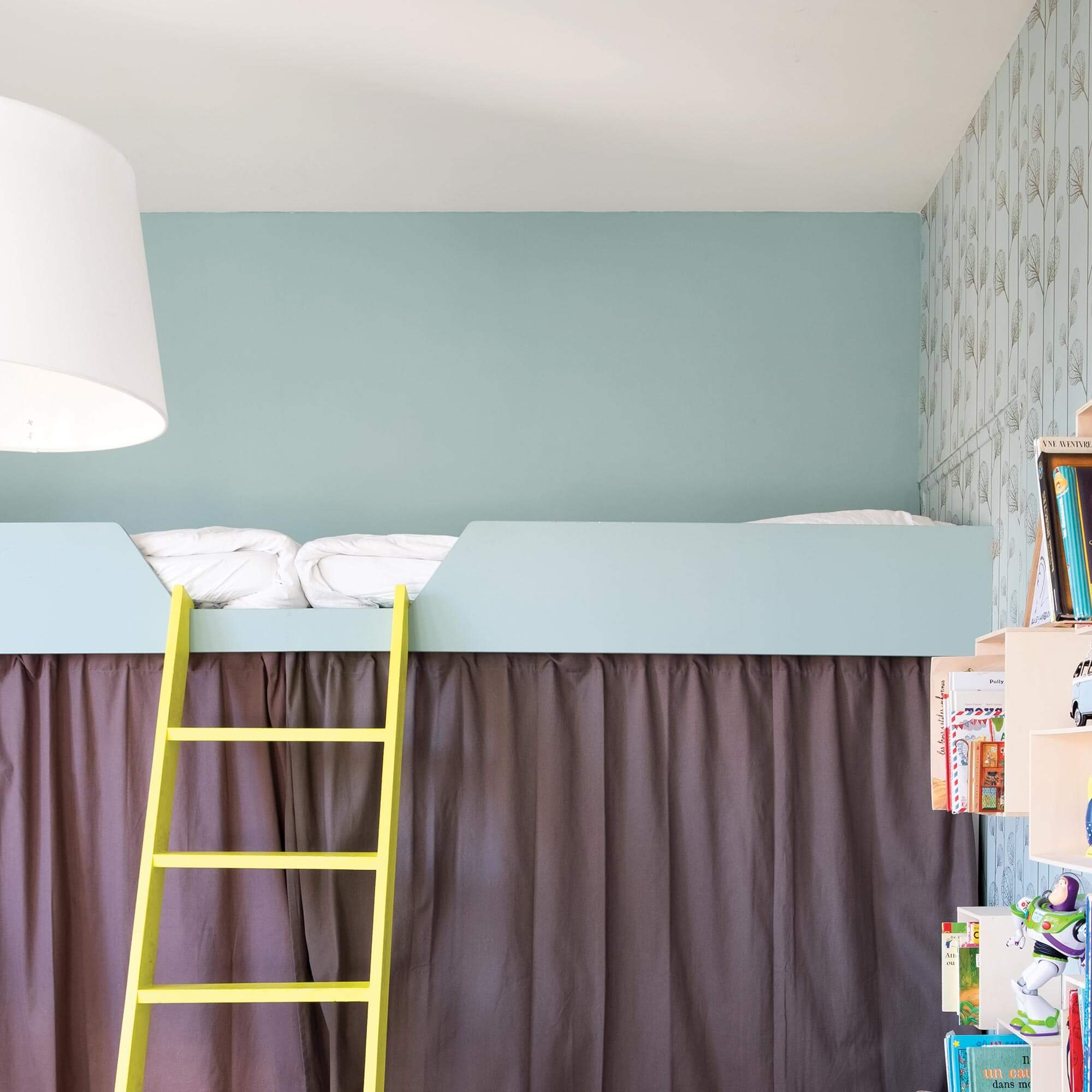 farrow & ball dix blue 82 als wandfarbe im kinderzimmer