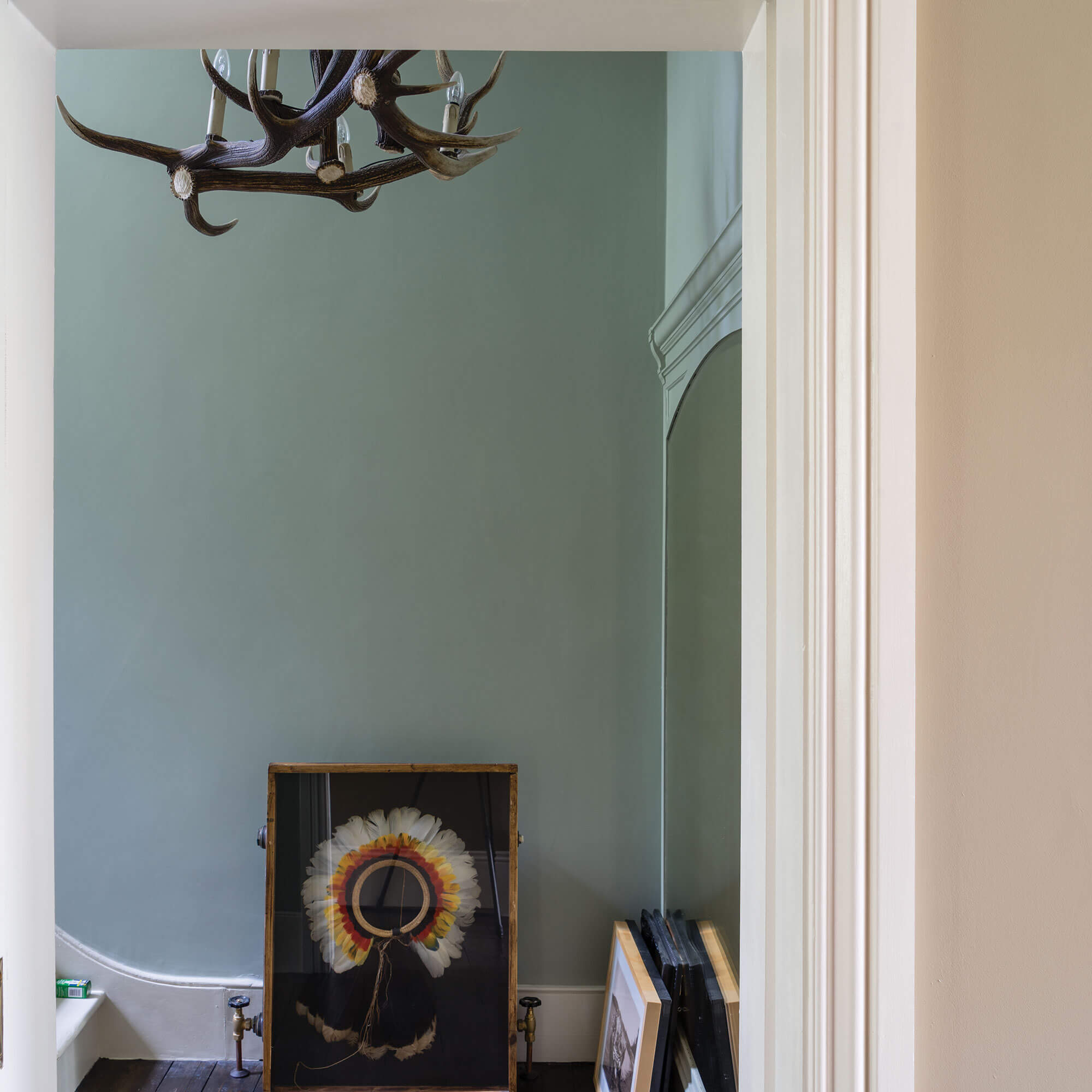 farrow & ball blue gray 91 als wandfarbe