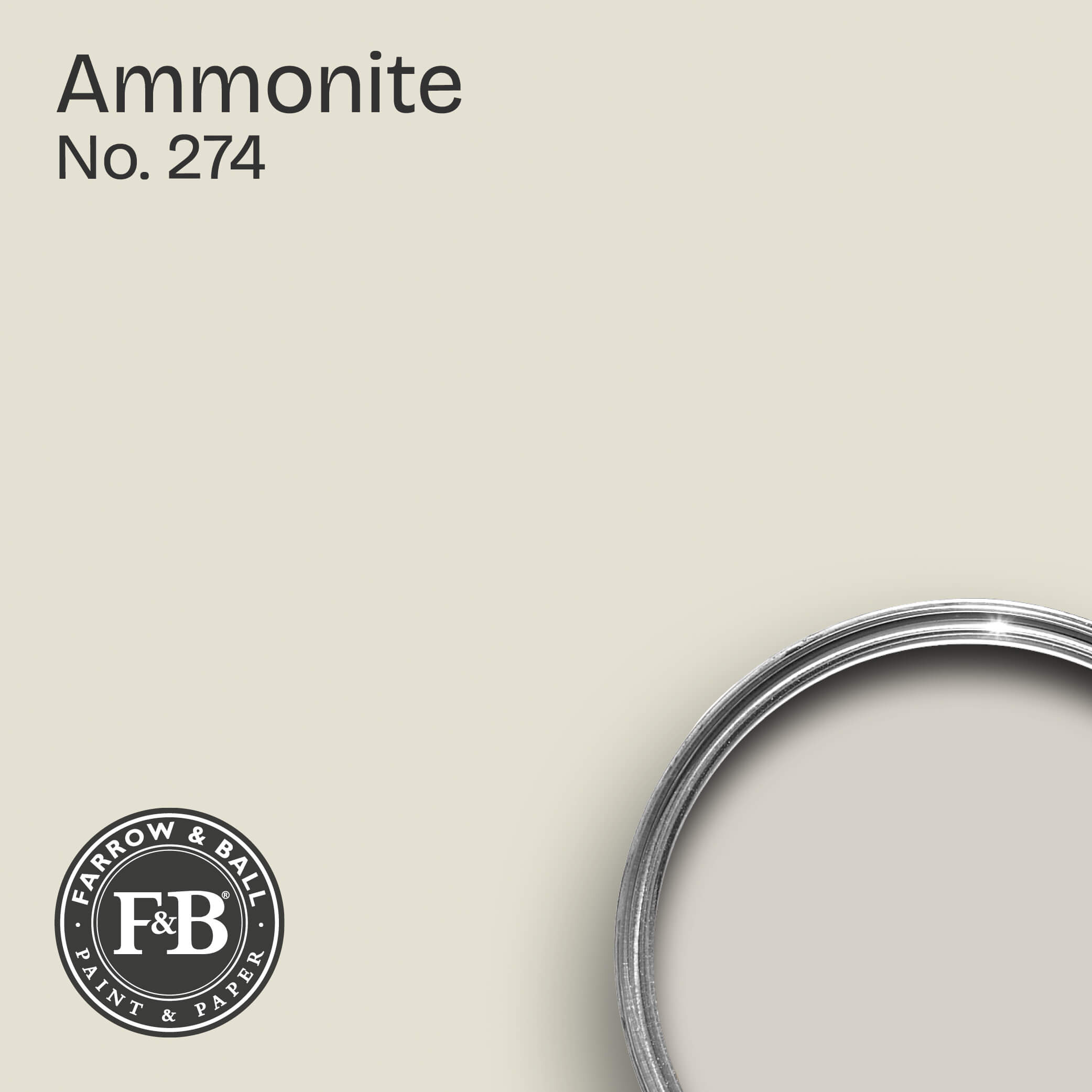 Farrow & Ball Wandfarbe Ammonite No. 274