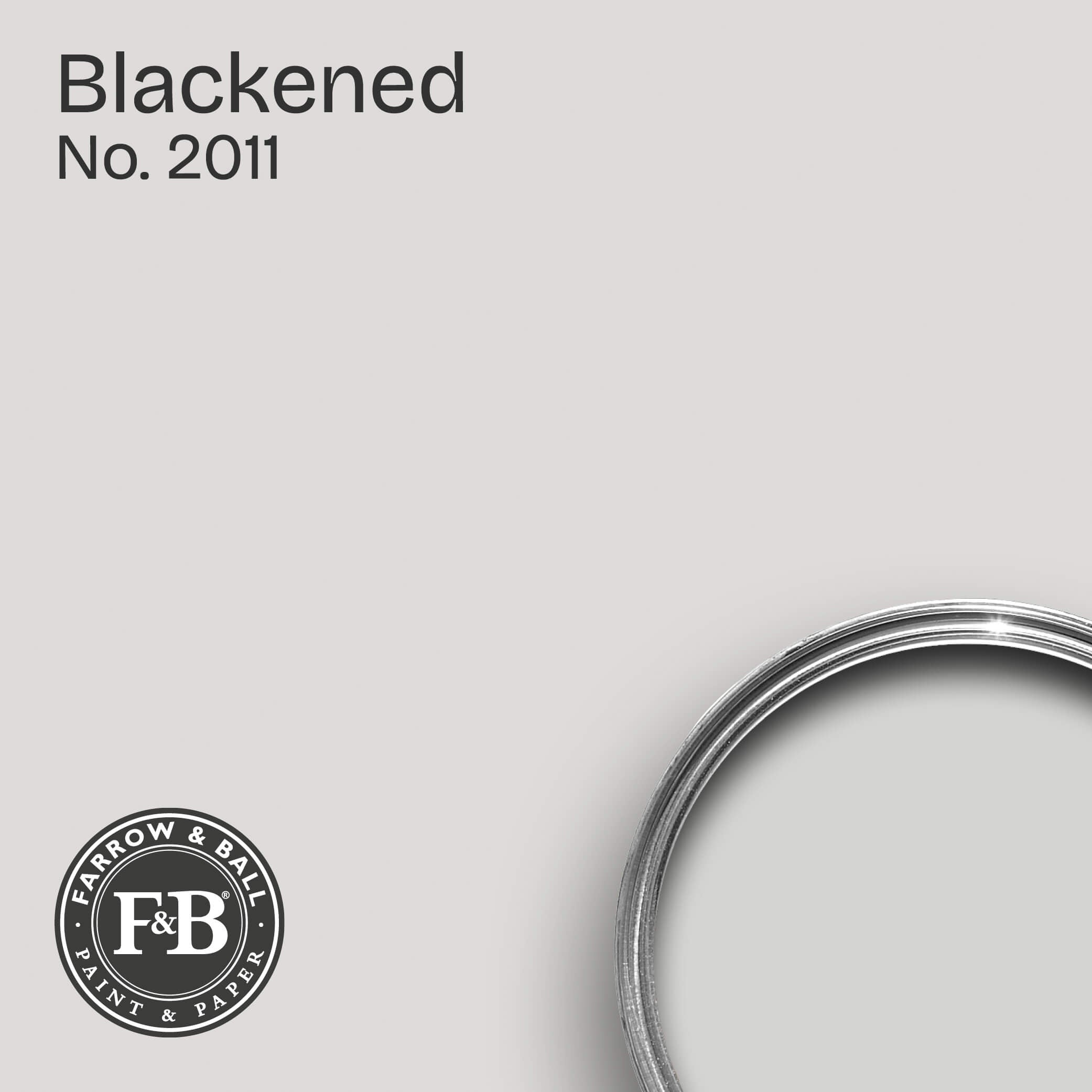Farrow & Ball Wandfarbe Blackened No. 2011