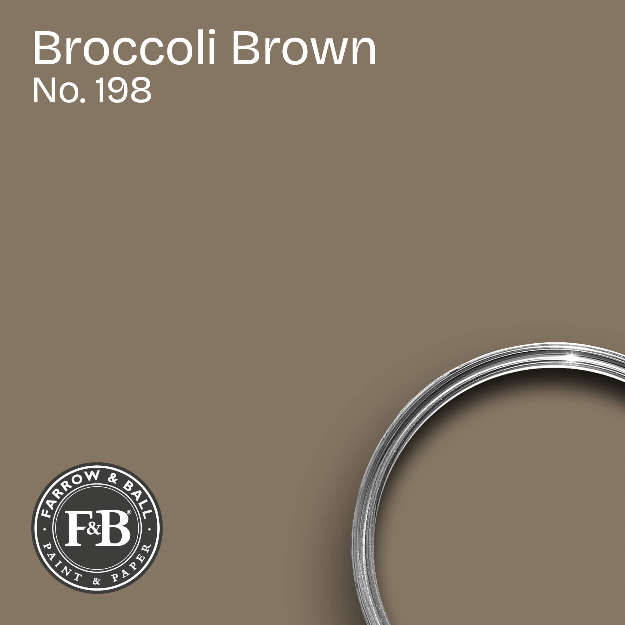 Farrow & Ball Broccoli Brown No. 198