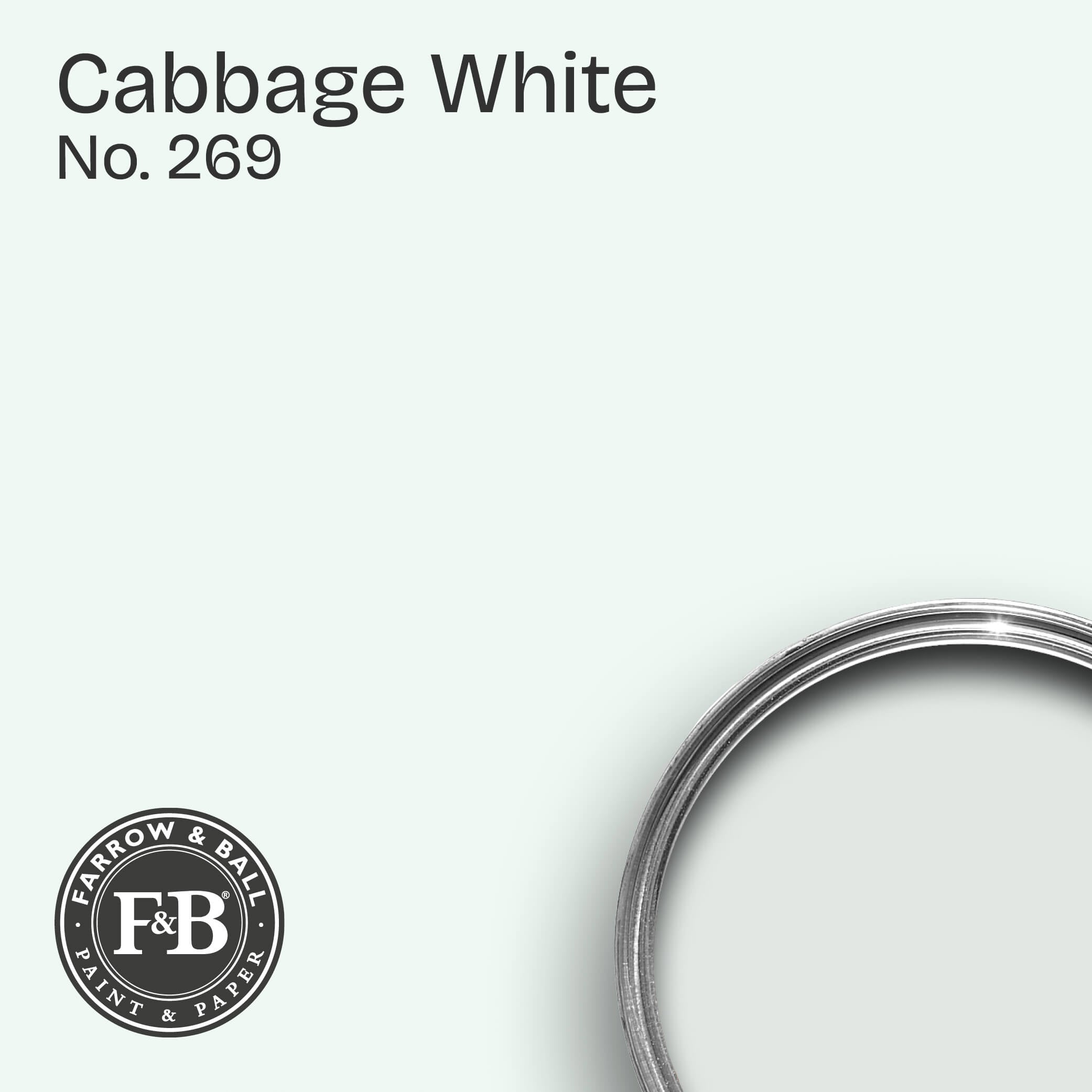 Farrow & Ball Wandfarbe Cabbage White No. 269