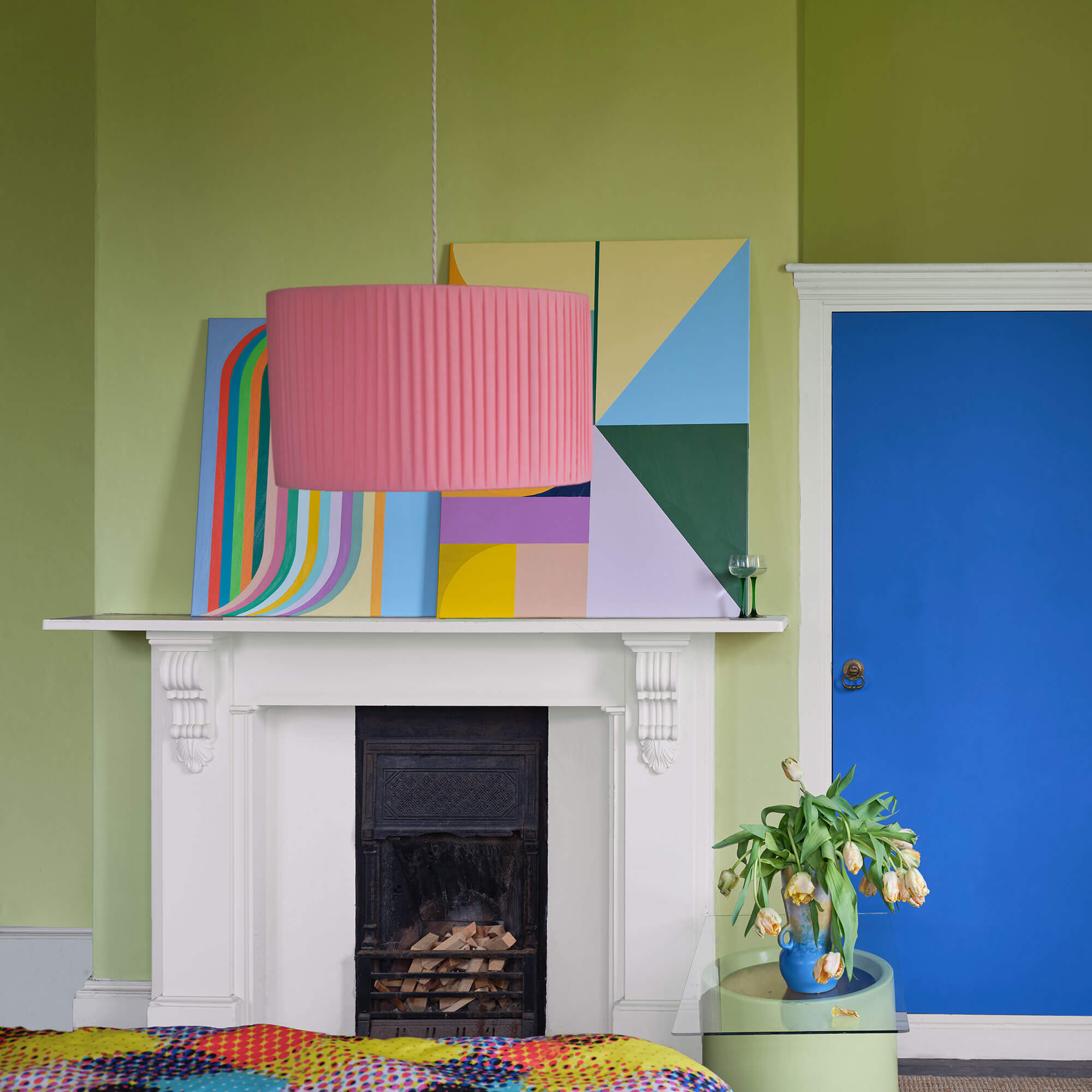 farrow & ball hog plum cb1 im wohnzimmer