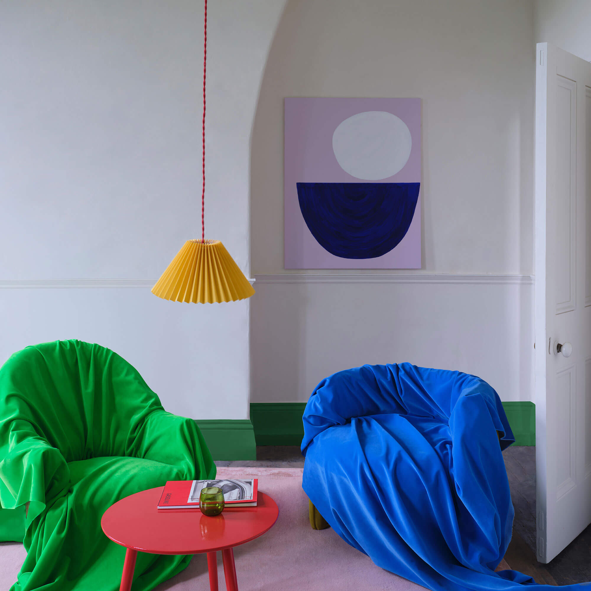 farrow & ball au lait cb9 im wohnzimmer