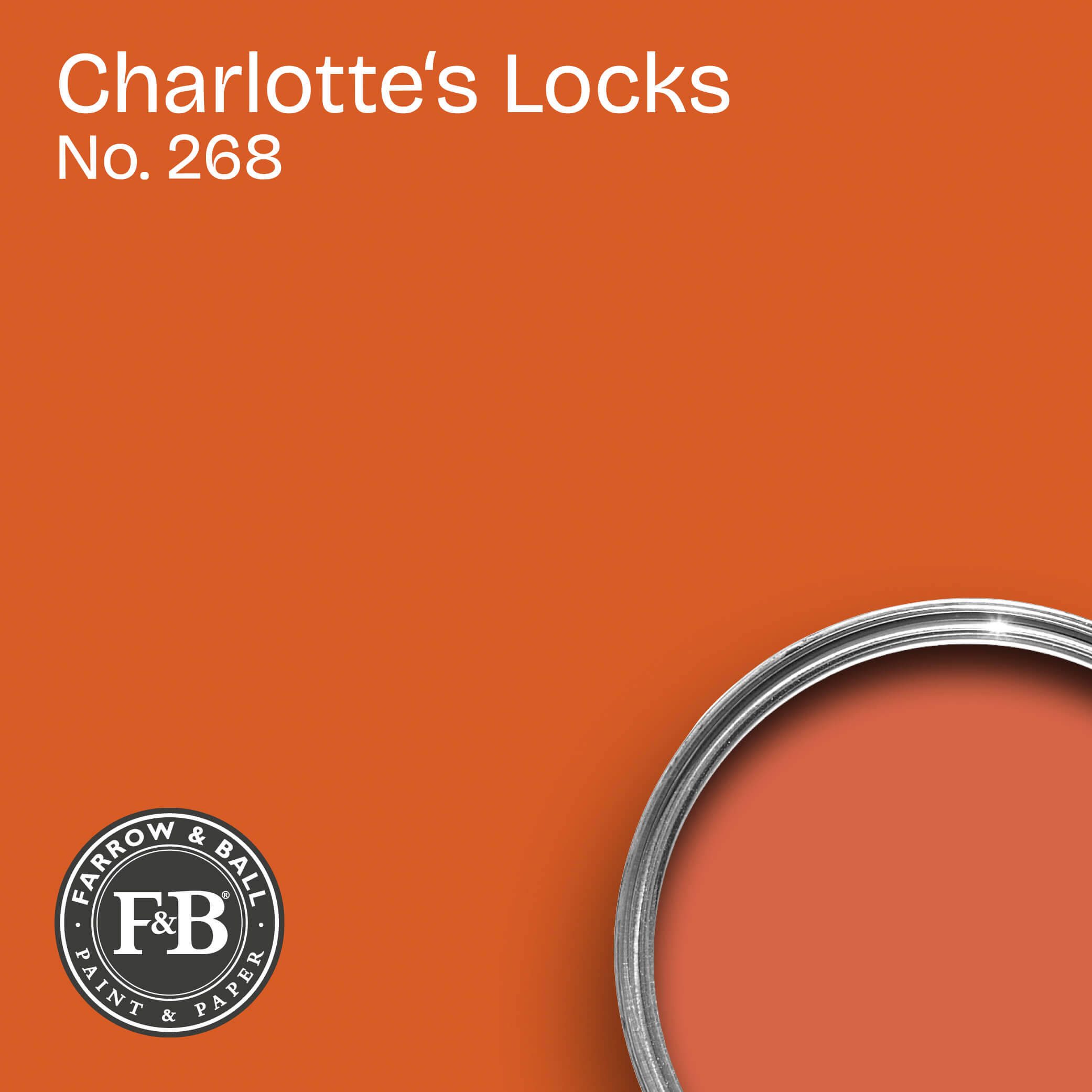 Farrow & Ball Wandfarbe Charlotte´s Locks No. 268