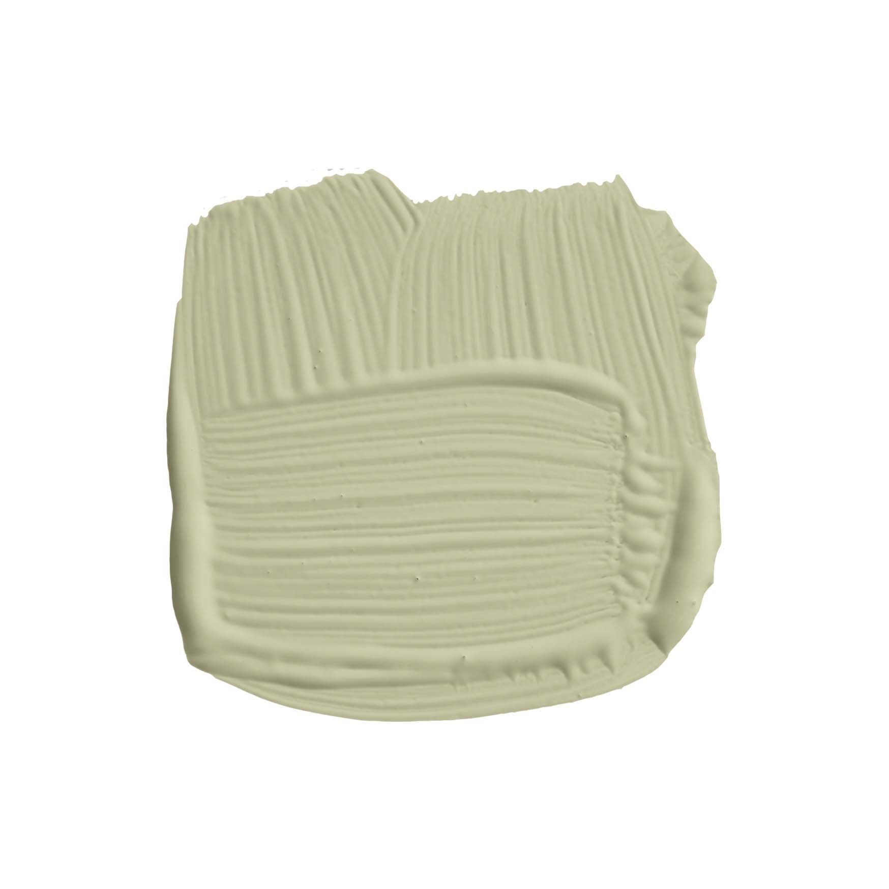 Pinselstrich der Wandfarbe Cooking Apple Green No. 32 von Farrow & Ball