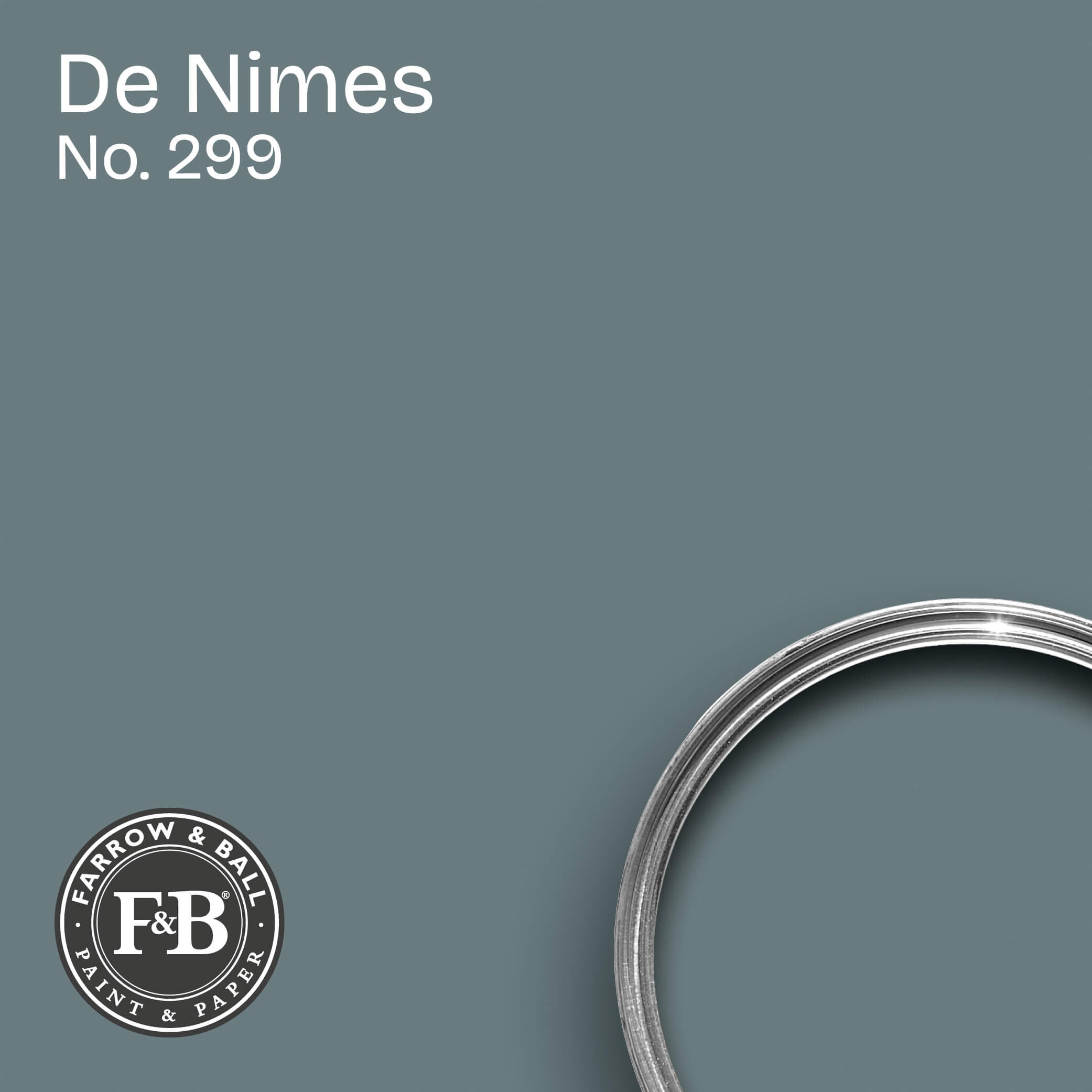 Farrow & Ball Wandfarbe De Nimes No. 299