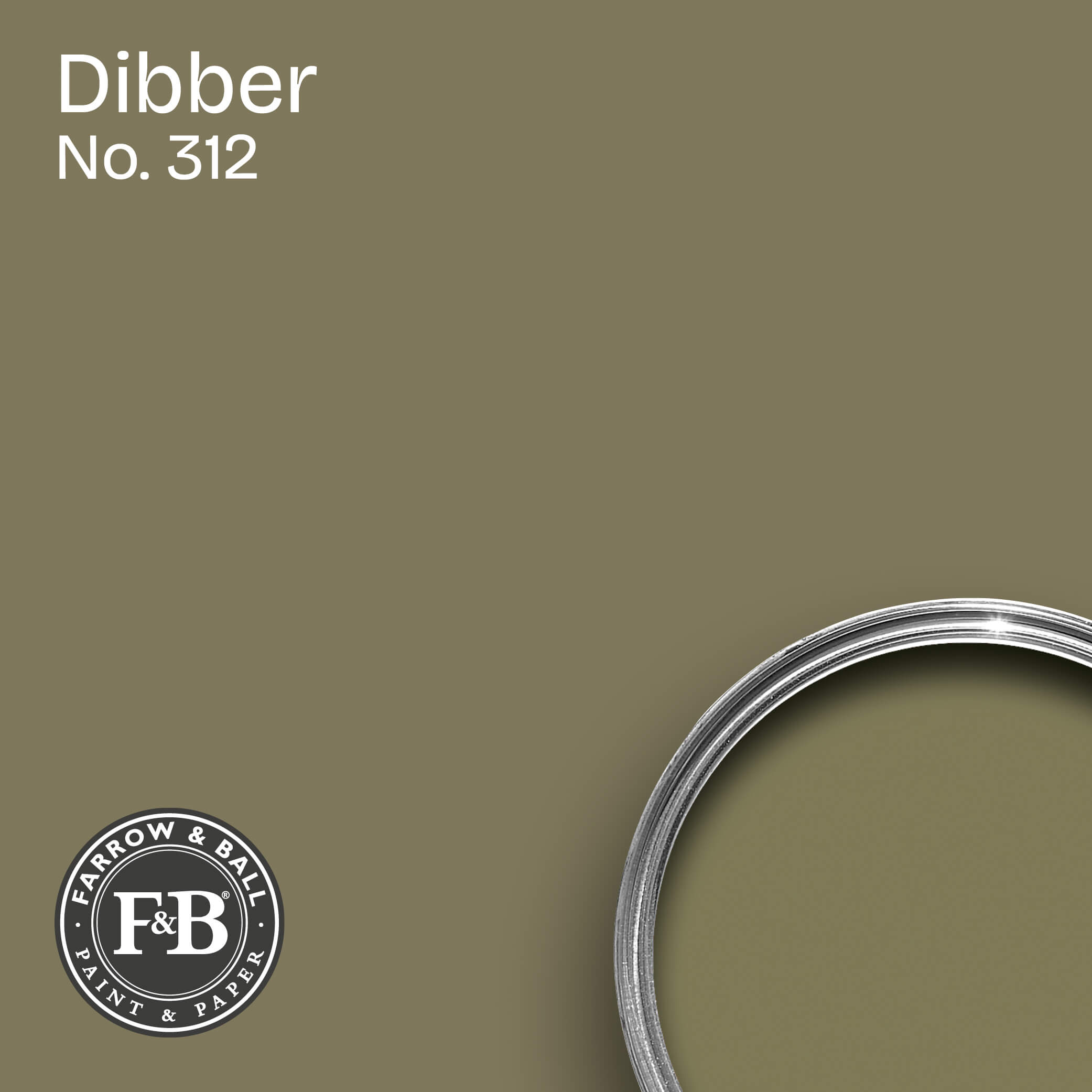 Farrow & Ball Dibber No. 312