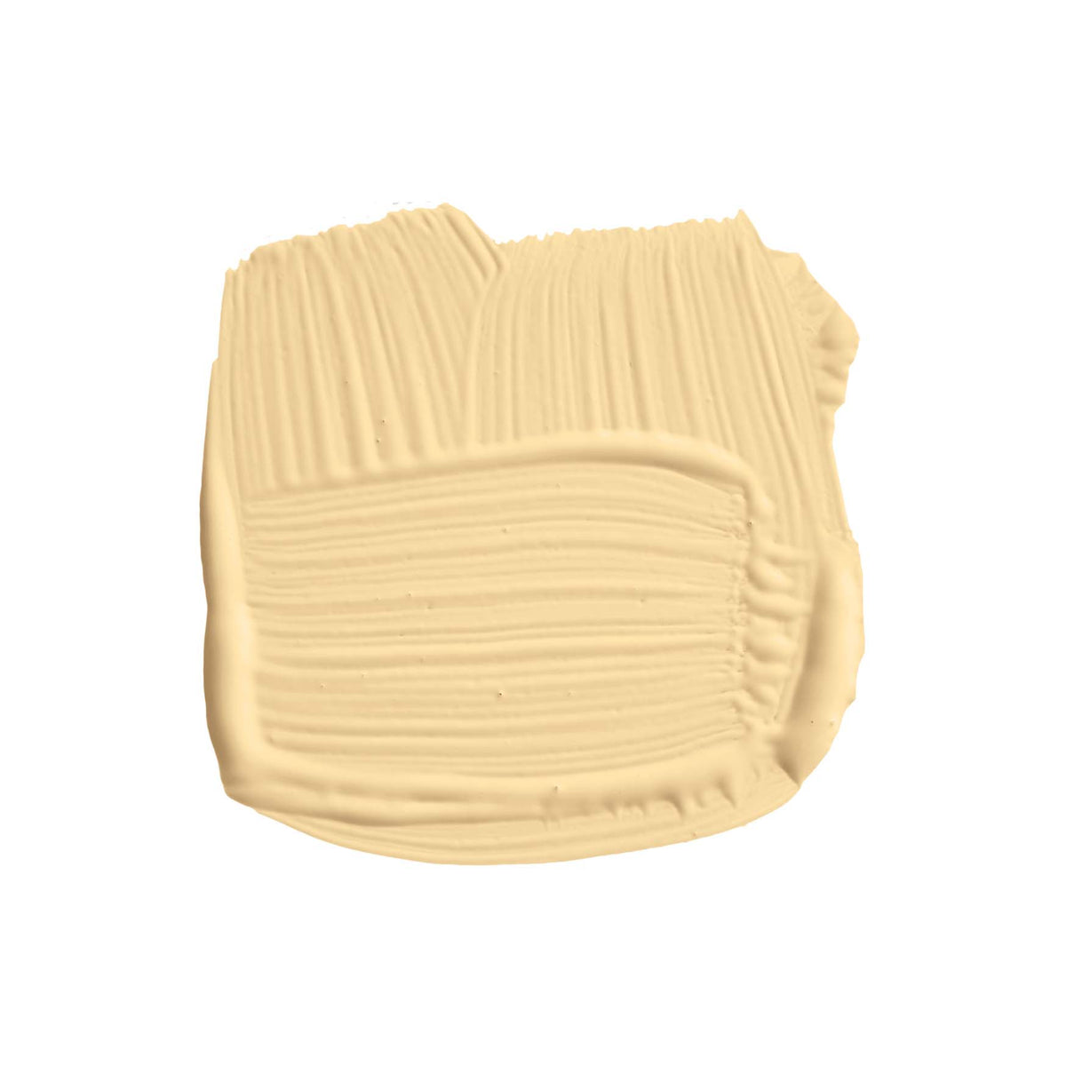 Pinselstrich der Wandfarbe Dorset Cream No. 68 von Farrow & Ball