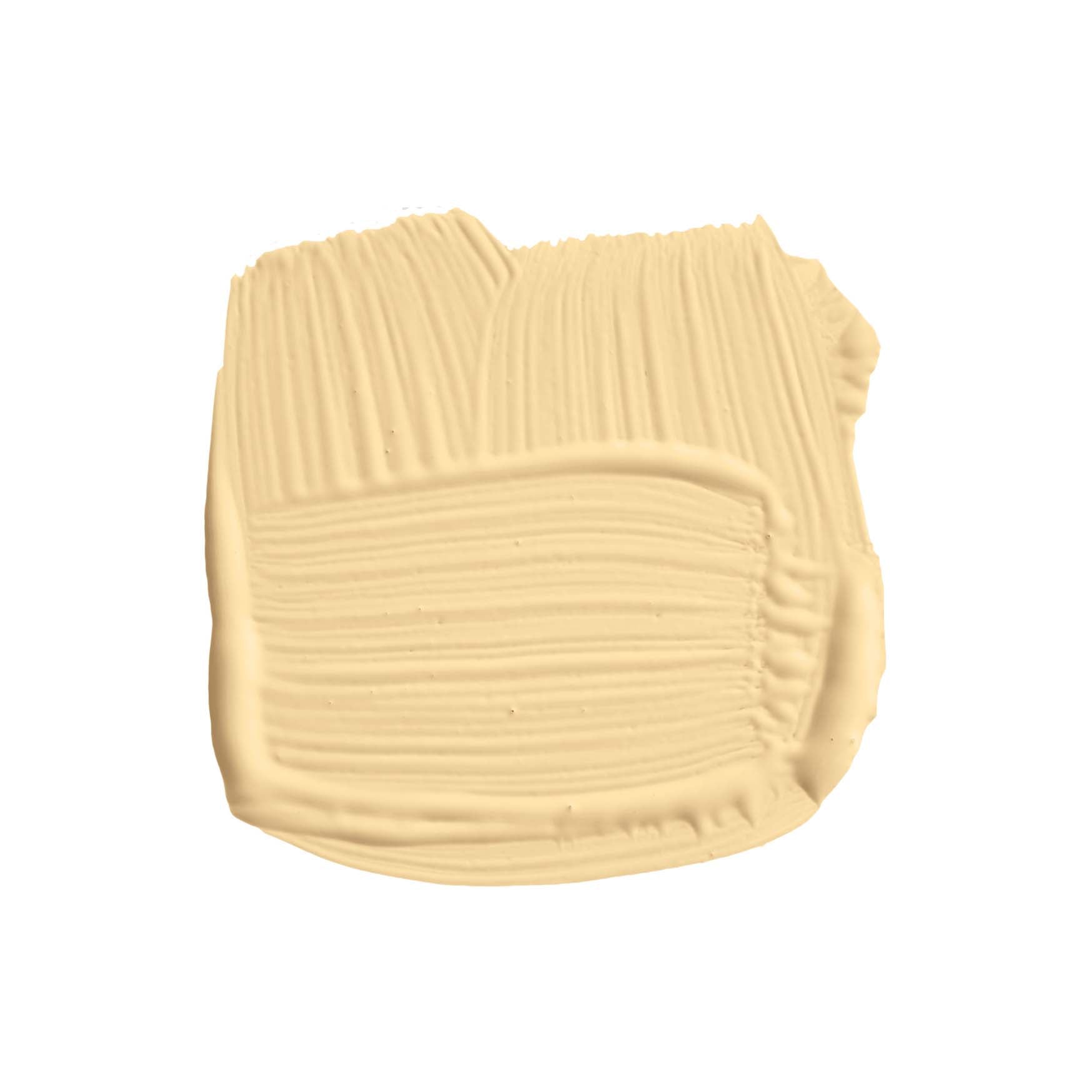 Pinselstrich der Wandfarbe Dorset Cream No. 68 von Farrow & Ball