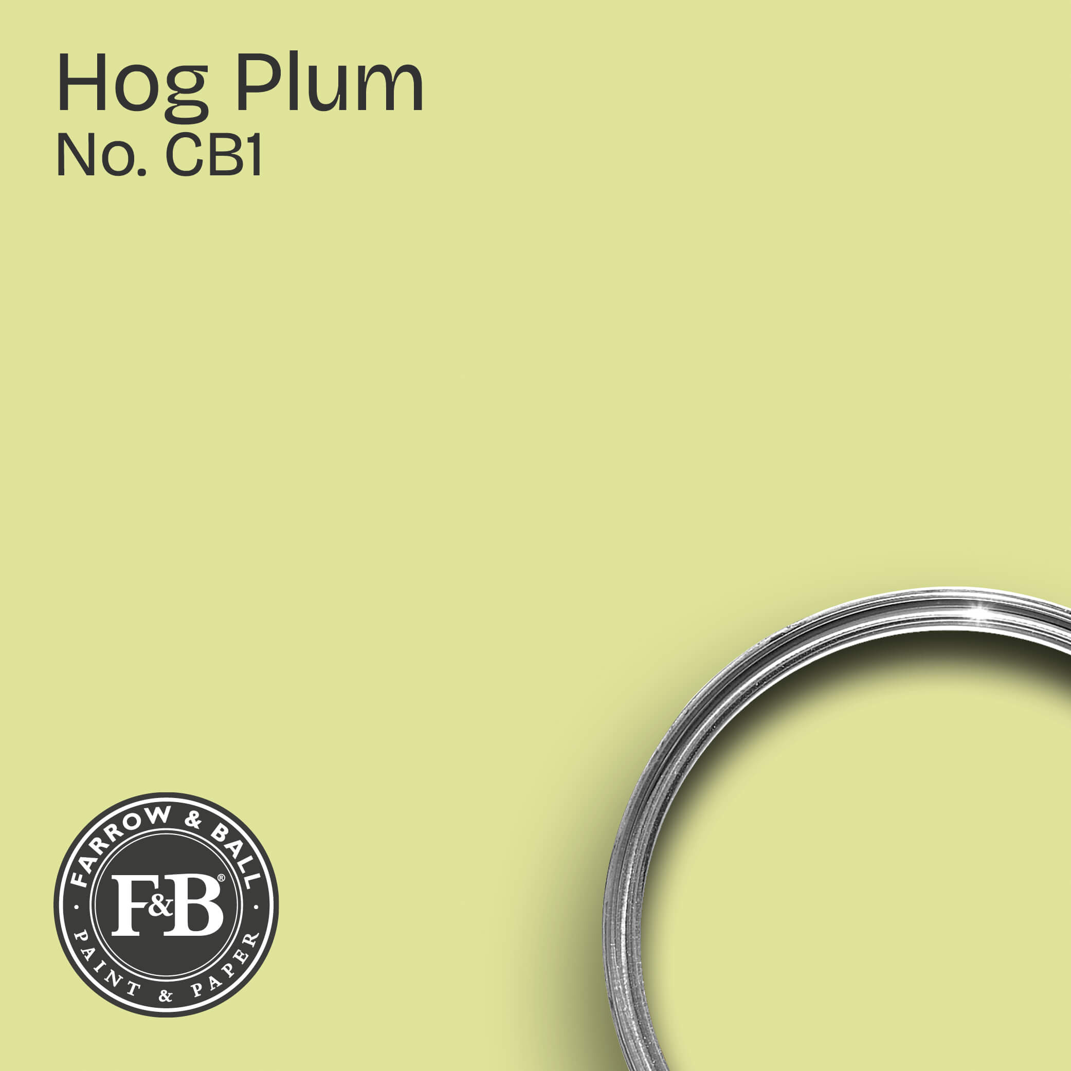 Farrow & Ball Wandfarbe Hog Plum No. CB1