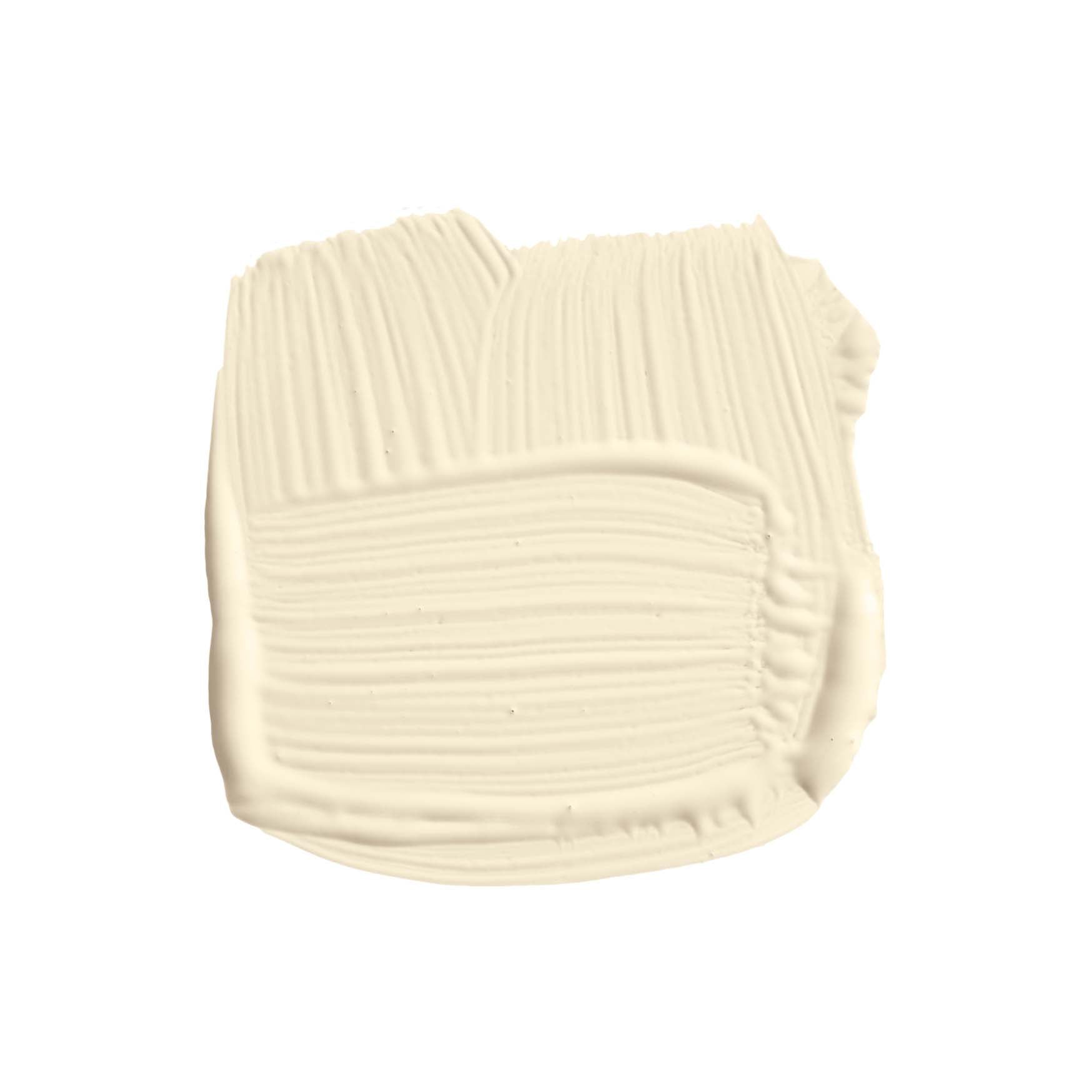 Pinselstrich der Wandfarbe Lime White No. 1 von Farrow & Ball