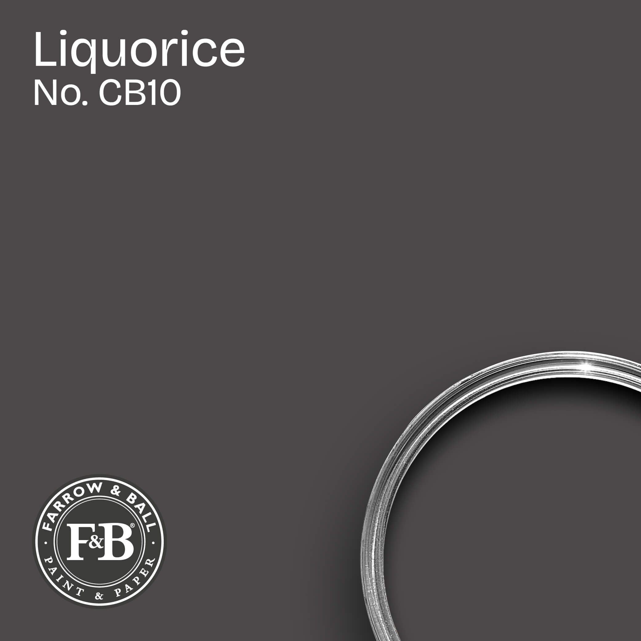 Farrow & Ball Liquorice No. CB10