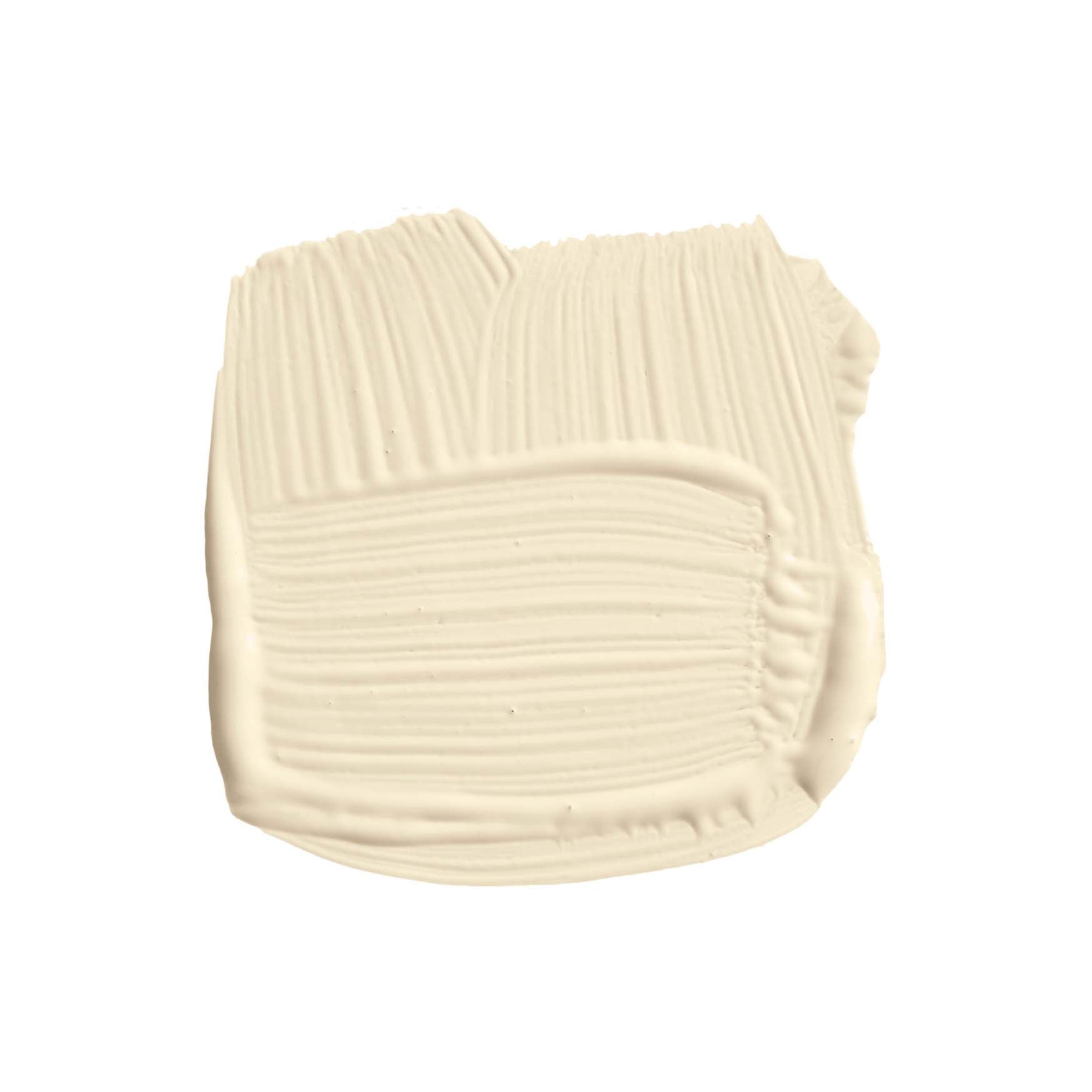 Pinselstrich der Wandfarbe New White No. 59 von Farrow & Ball