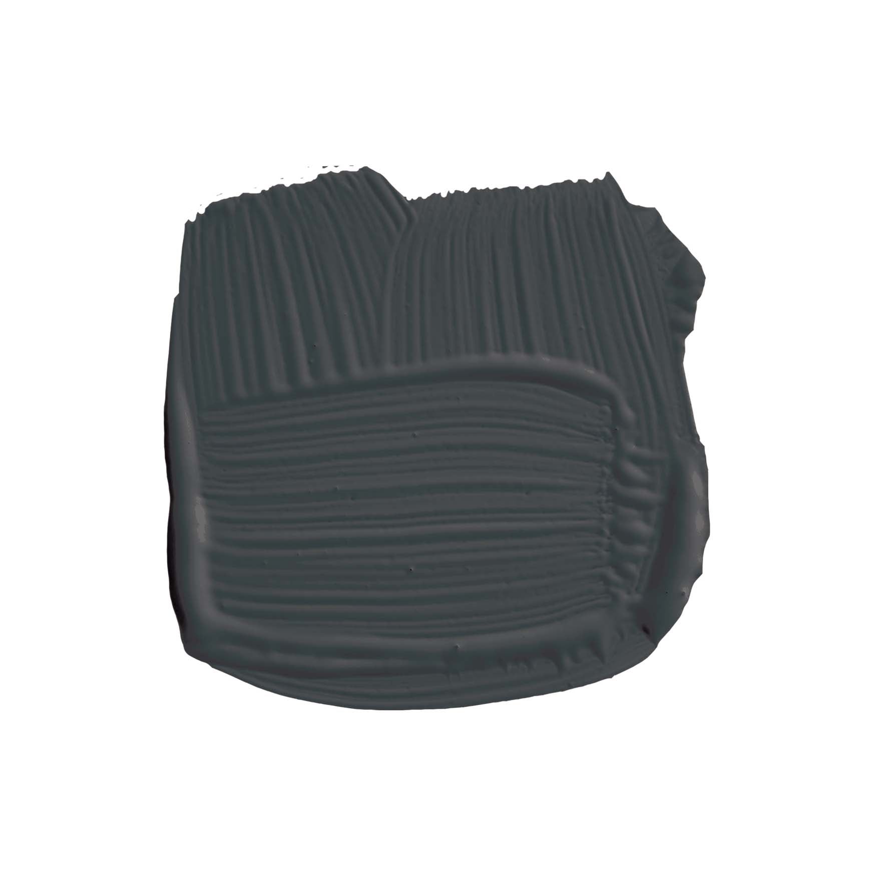 Pinselstrich der Wandfarbe Off-Black No. 57 von Farrow & Ball