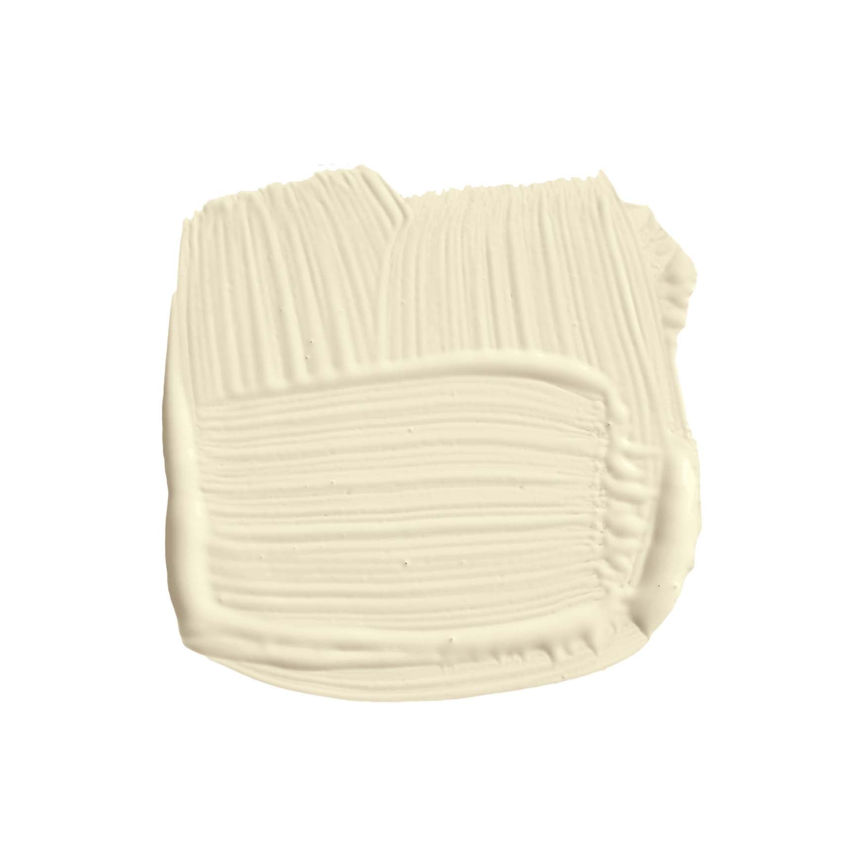 Pinselstrich der Wandfarbe Off-White No. 3 von Farrow & Ball