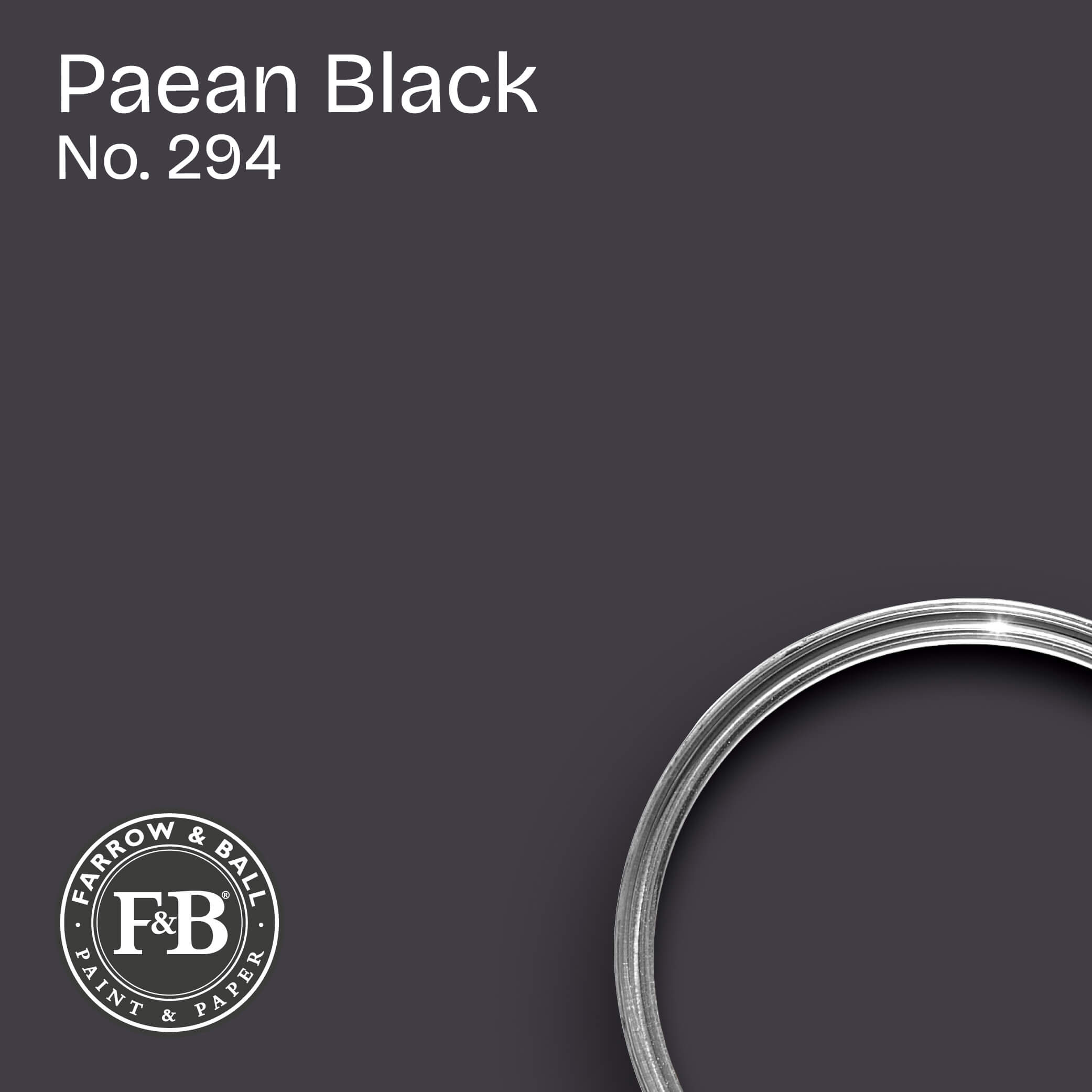 Farrow & Ball Paean Black No. 294