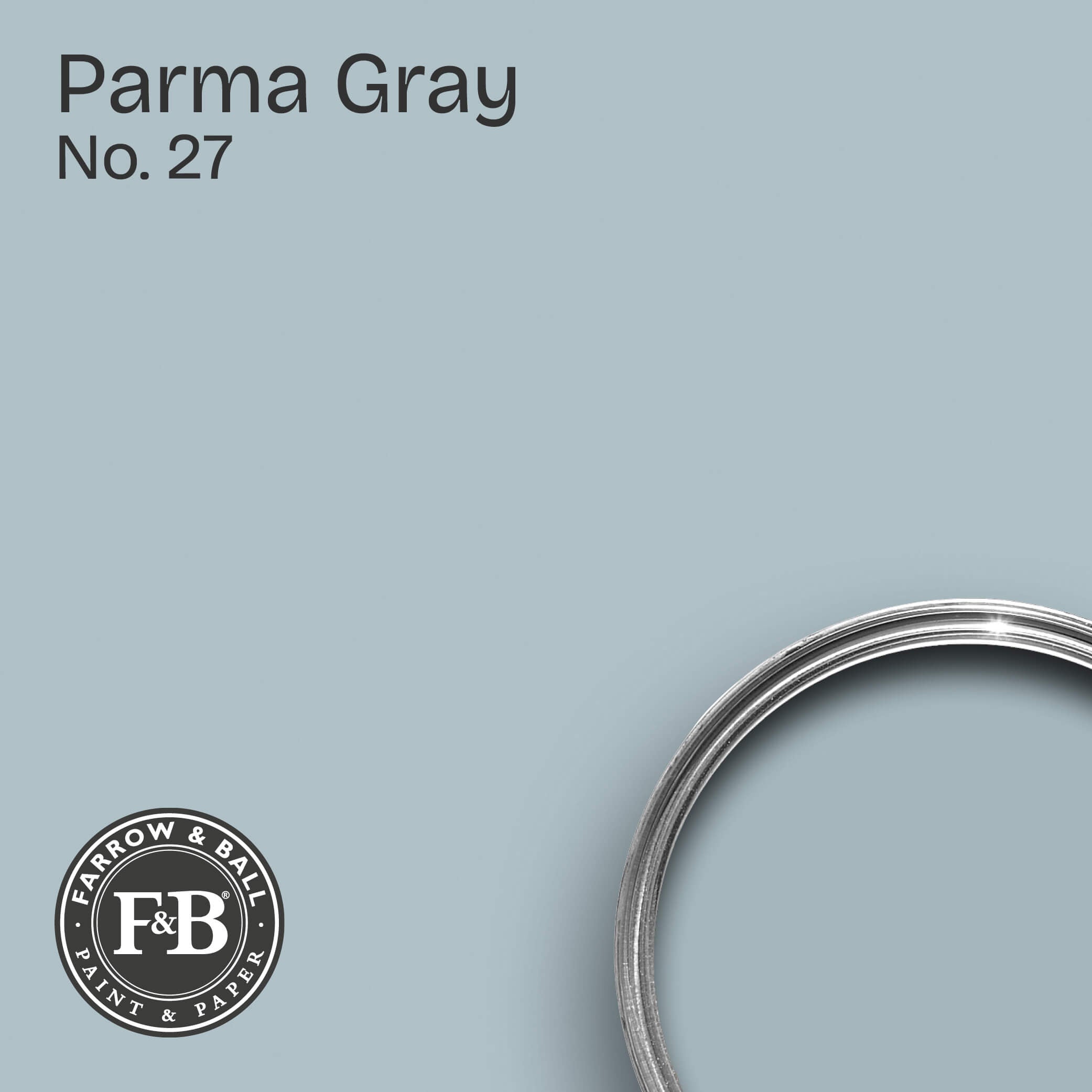 Farrow & Ball Wandfarbe Parma Gray No. 27