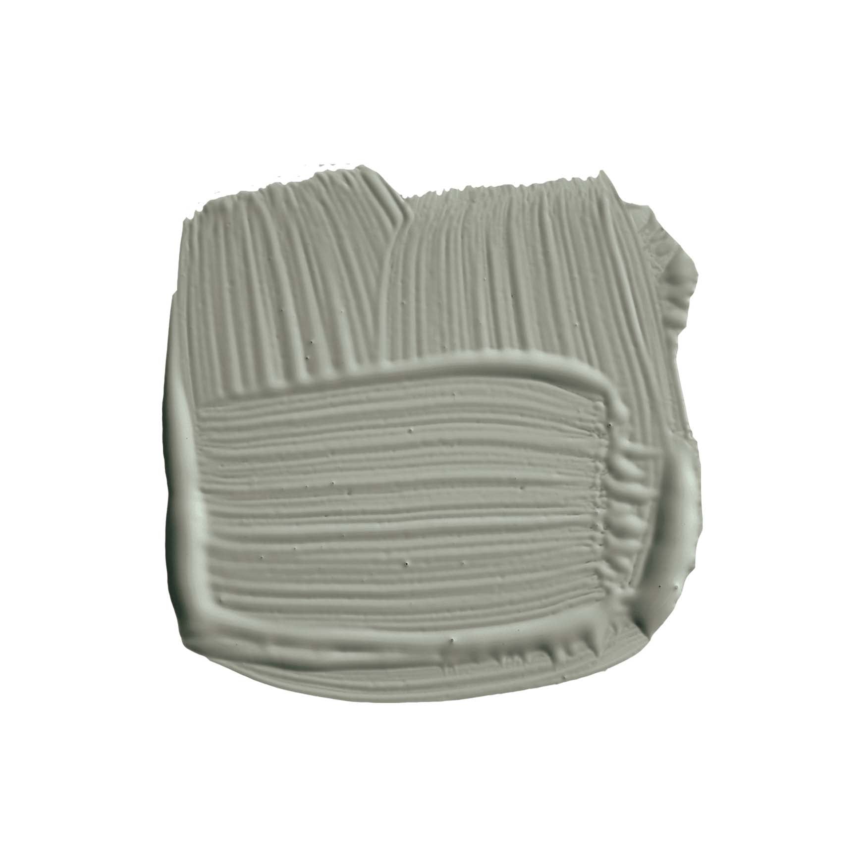 Pinselstrich der Wandfarbe Pigeon No. 25 von Farrow & Ball