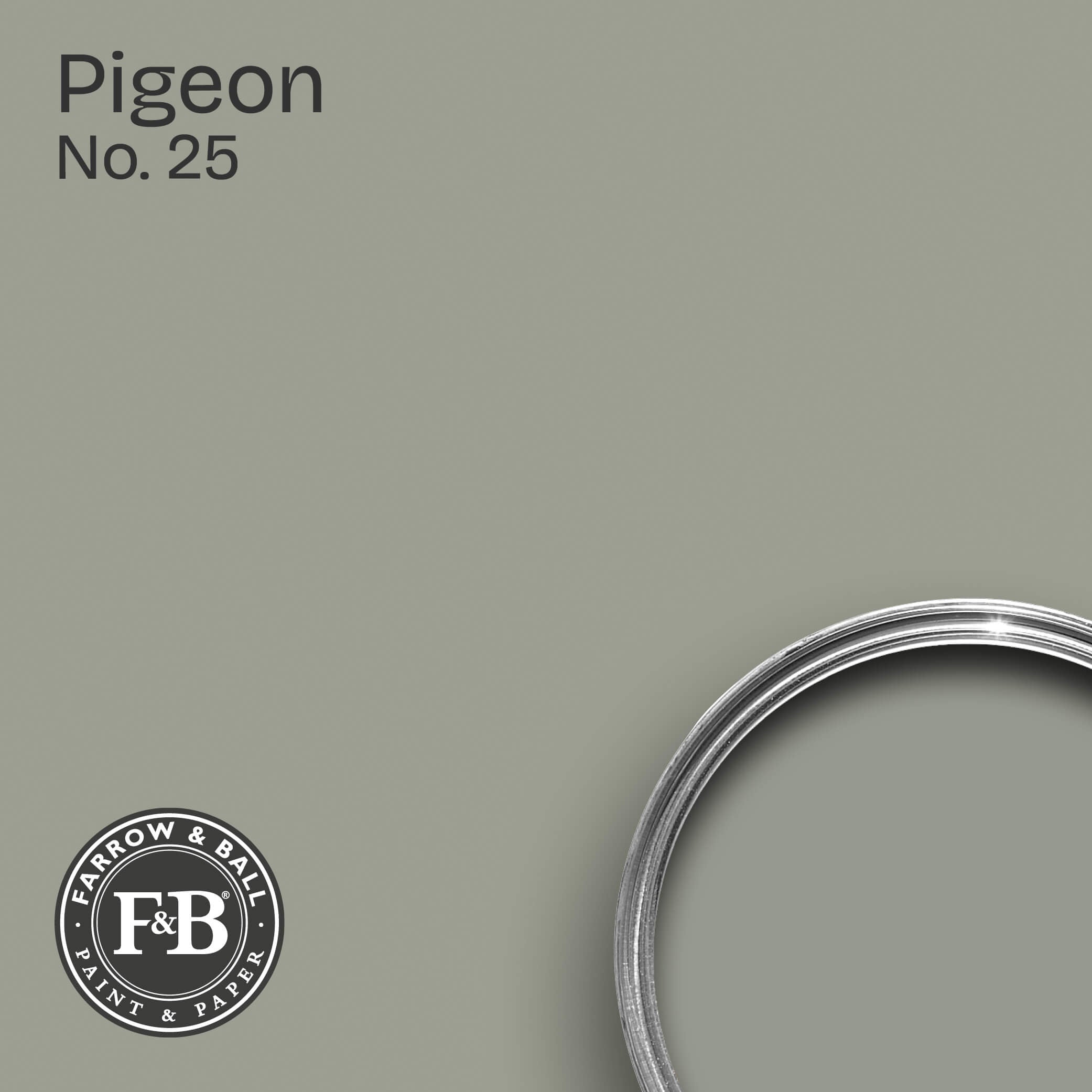 Farrow & Ball Wandfarbe Pigeon No. 25