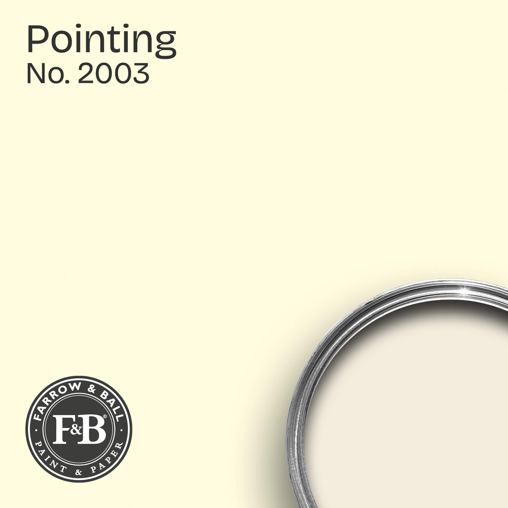 Farrow & Ball Wandfarbe Pointing No. 2003