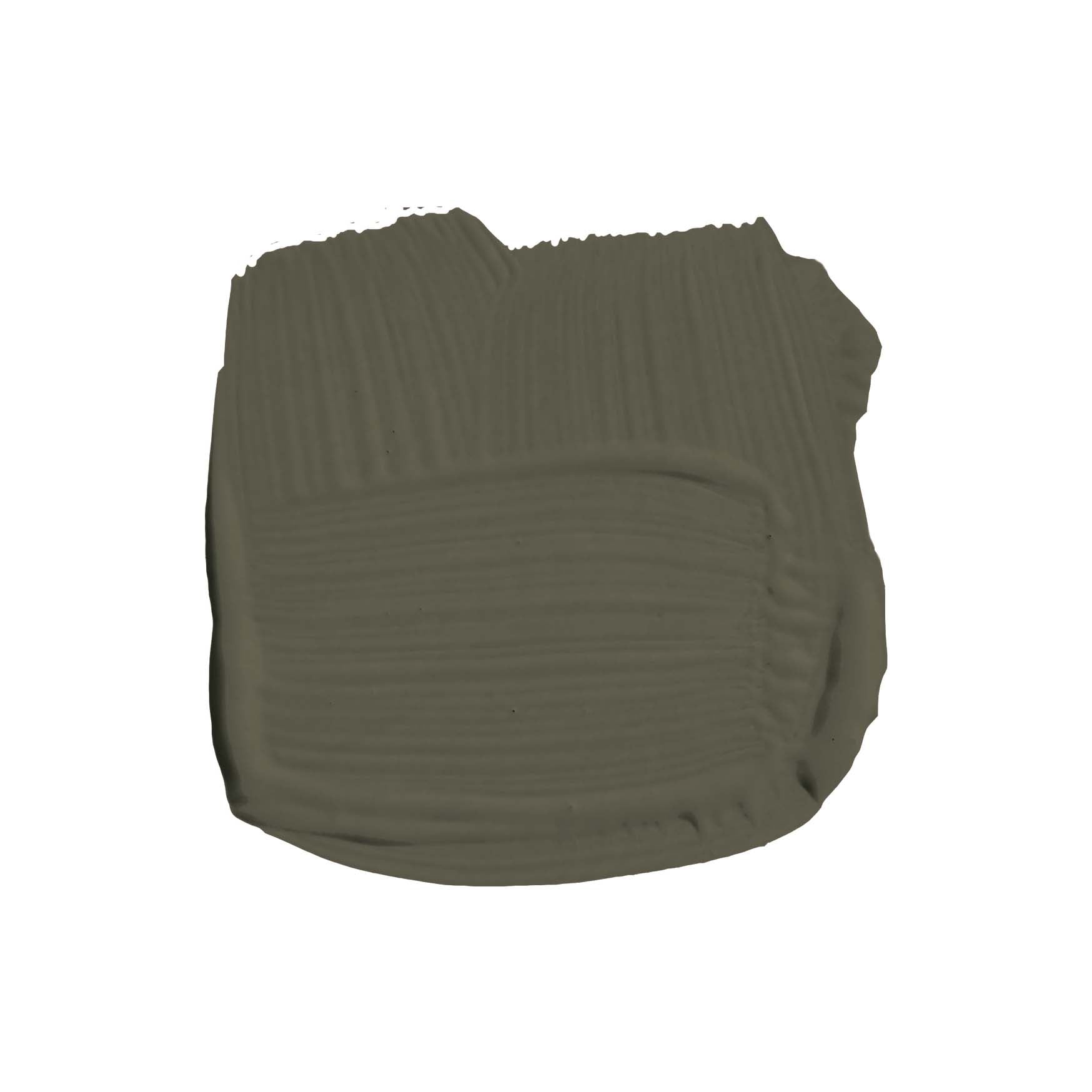 Pinselstrich der Wandfarbe Reduced Green No. 313 von Farrow & Ball
