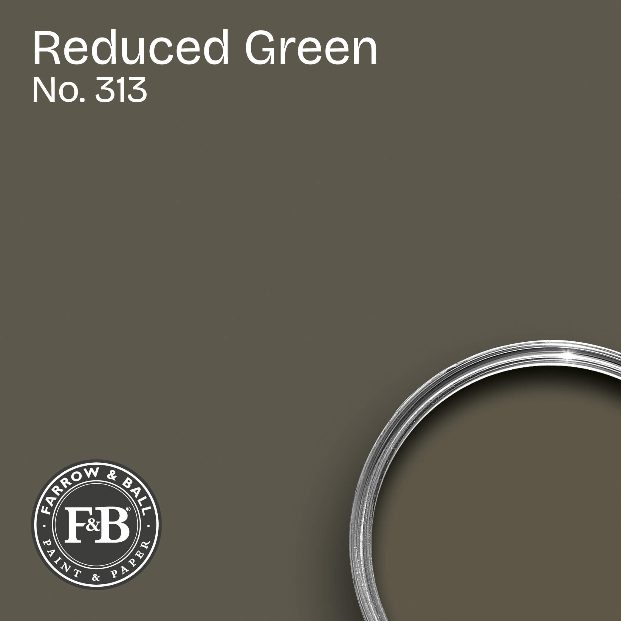 Farrow & Ball Reduced Green No. 313