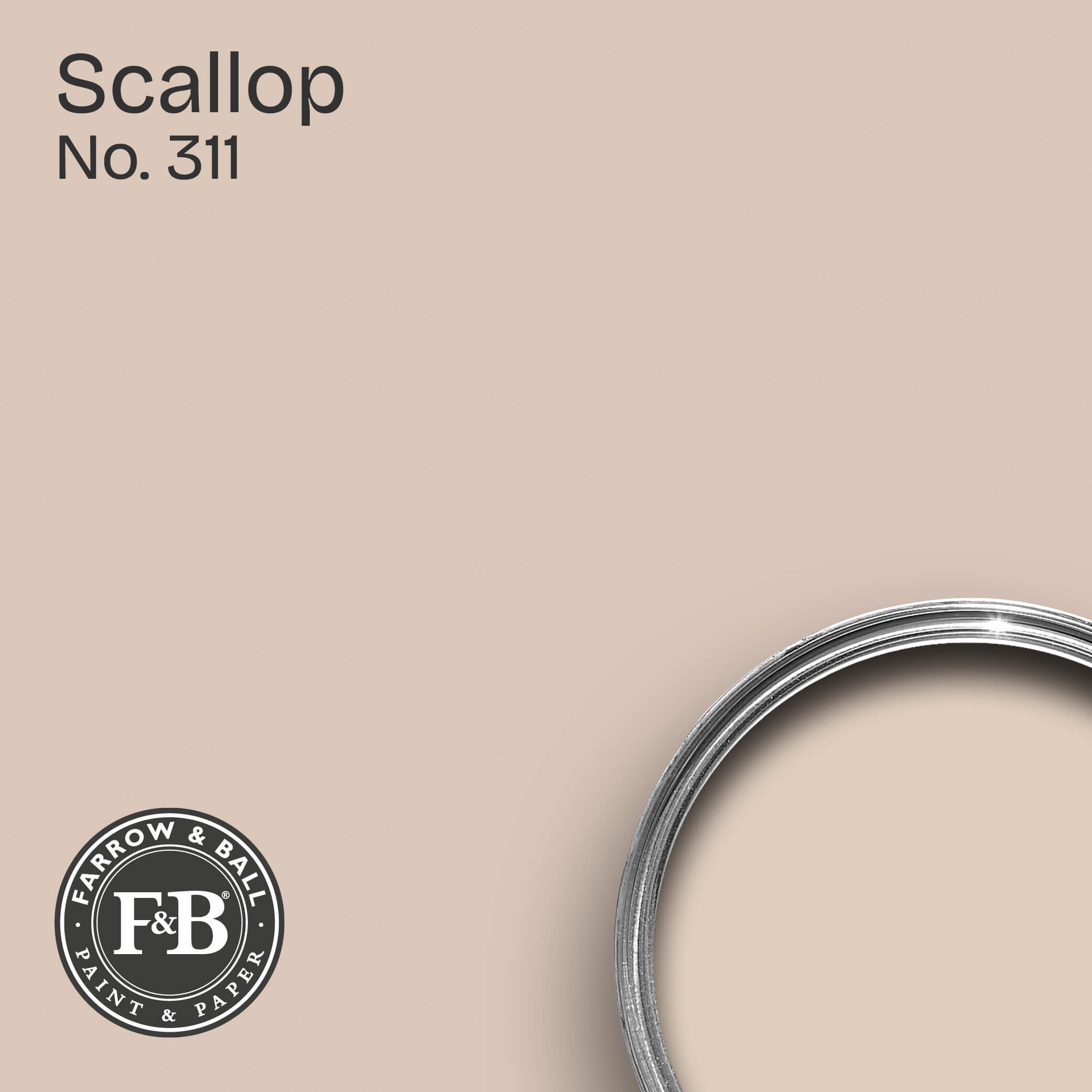 Farrow & Ball Wandfarbe Scallop No. 311