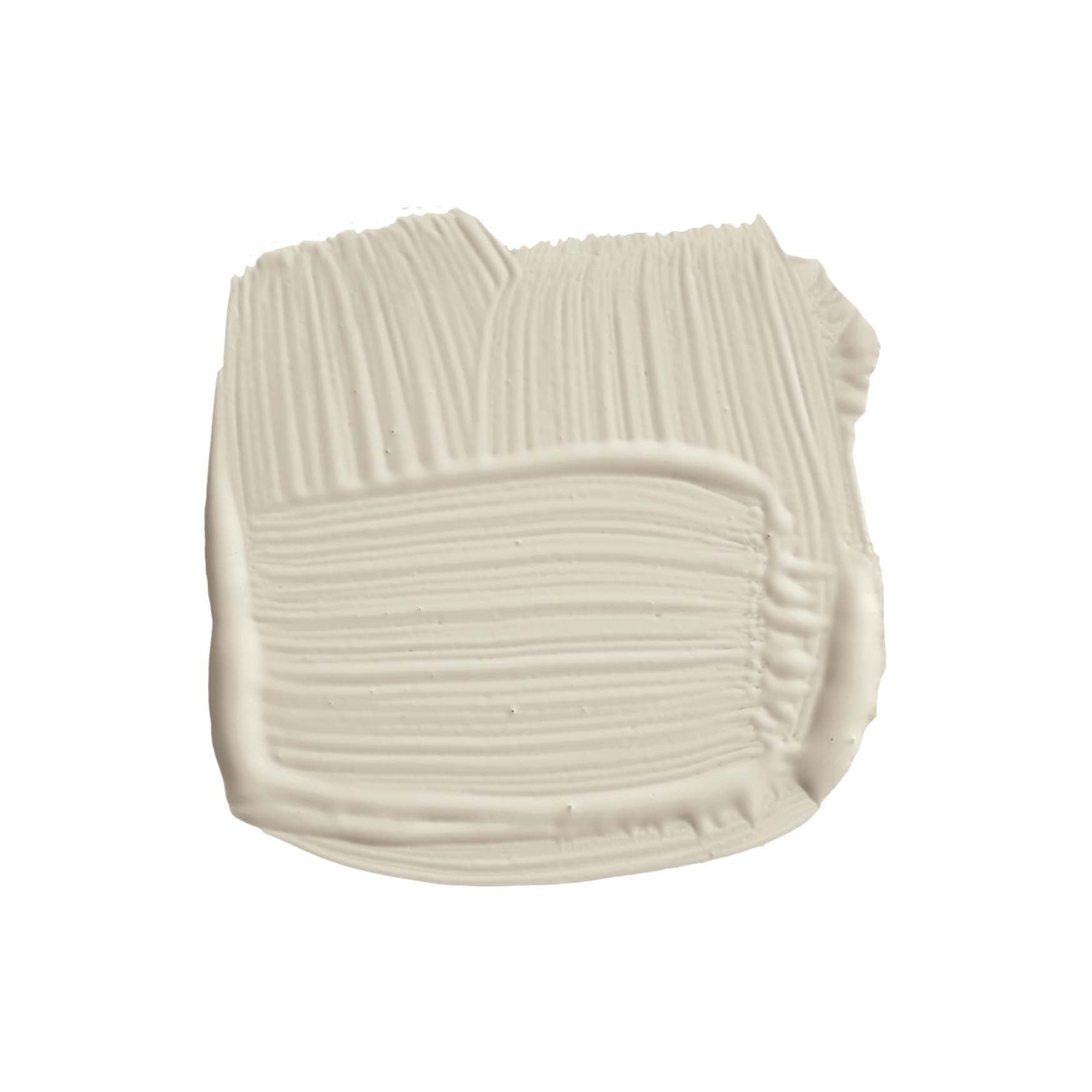 Pinselstrich der Wandfarbe School House White No. 291 von Farrow & Ball