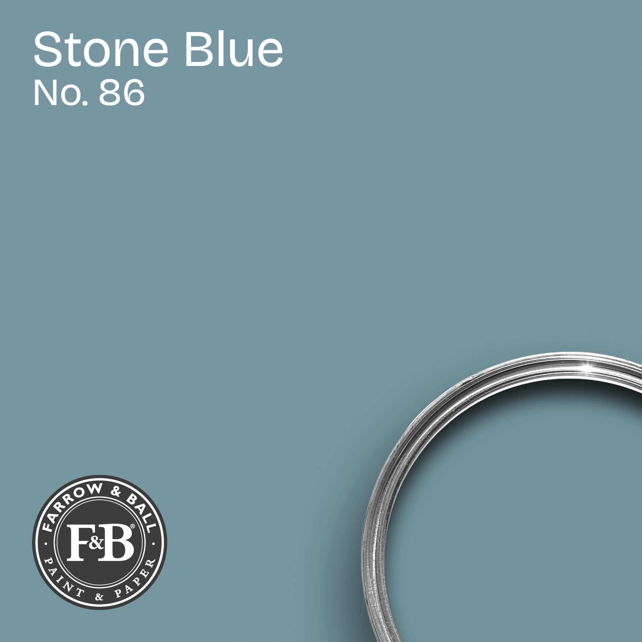 Farrow & Ball Stone Blue No. 86