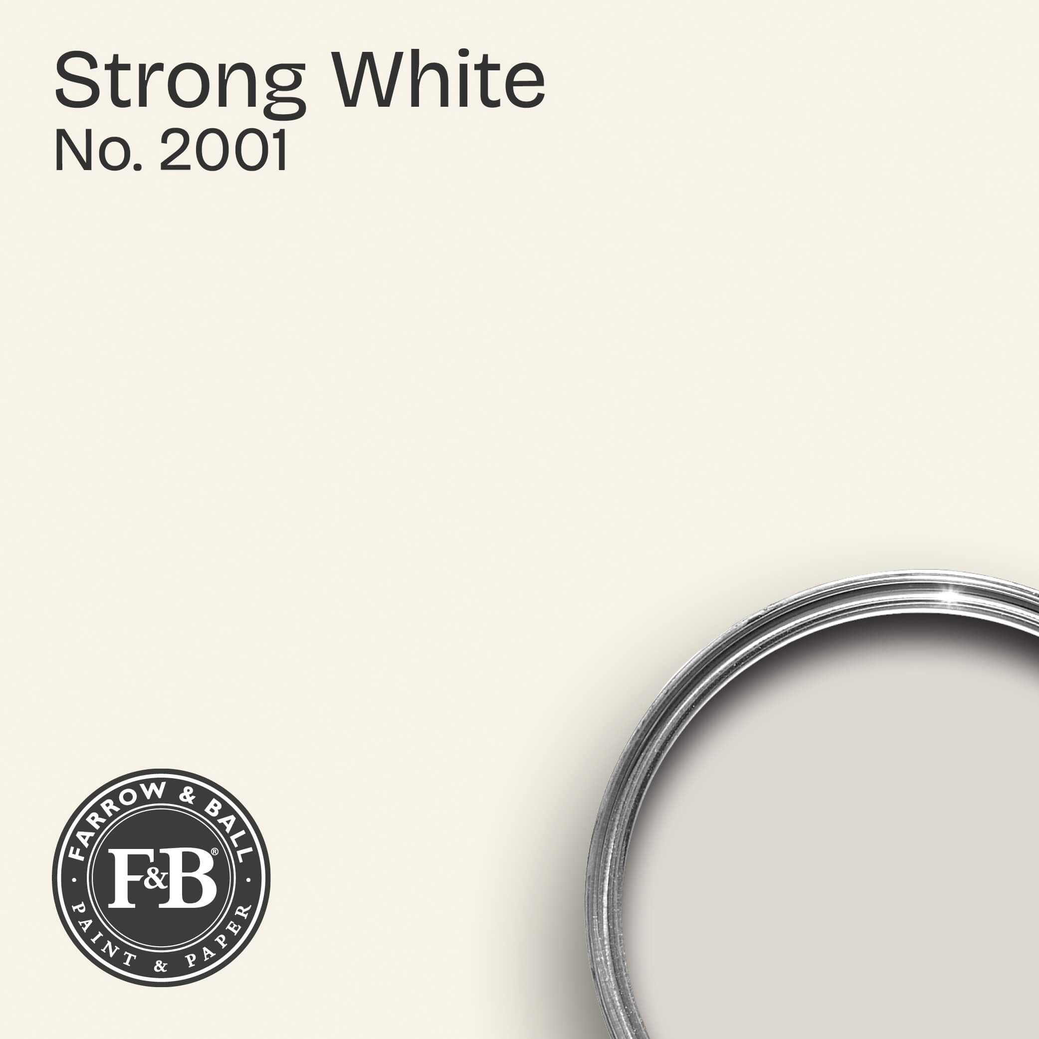 Farrow & Ball Strong White No. 2001