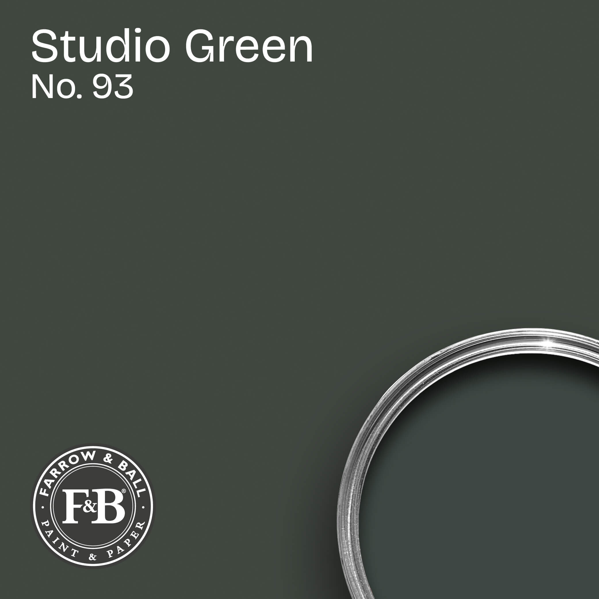 Farrow & Ball Studio Green No. 93