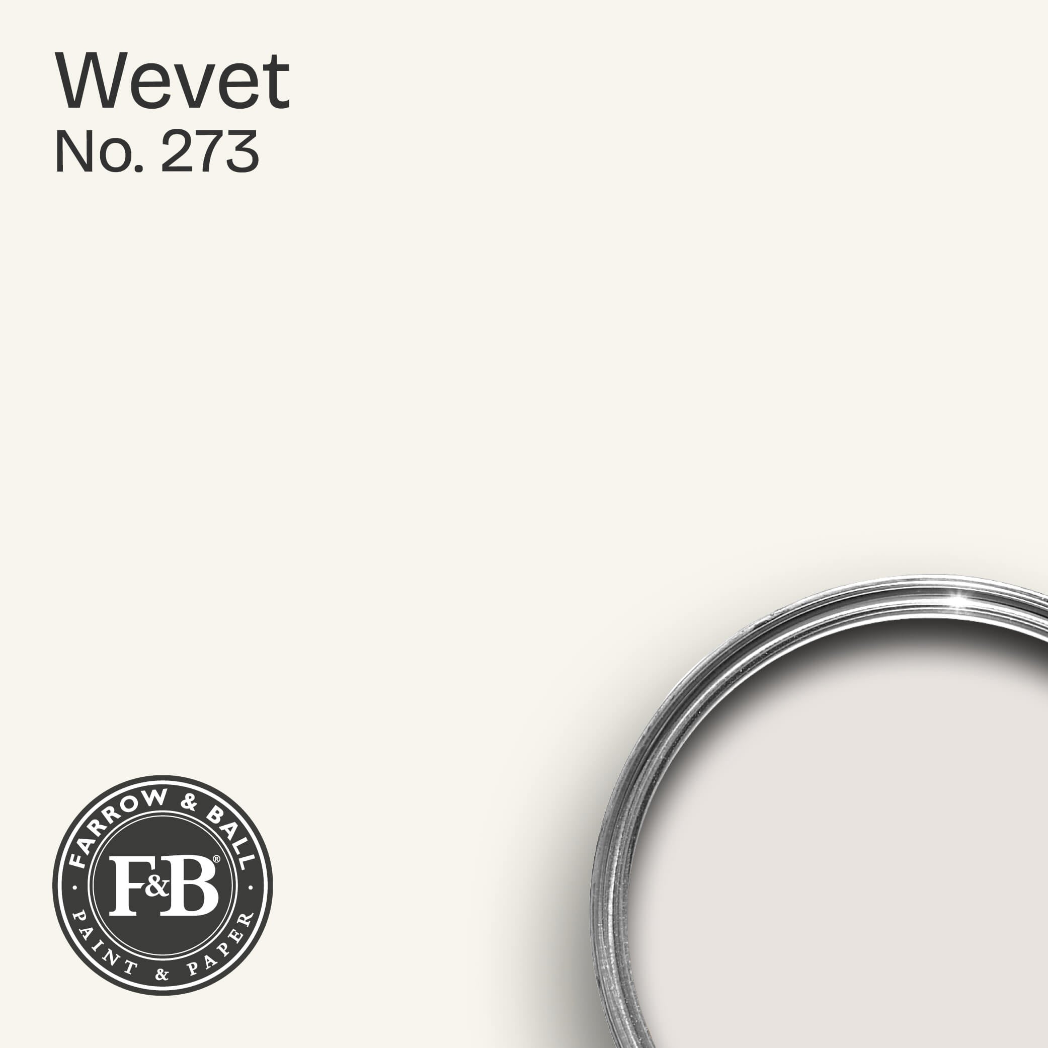 Farrow & Ball Wandfarbe Wevet No. 273