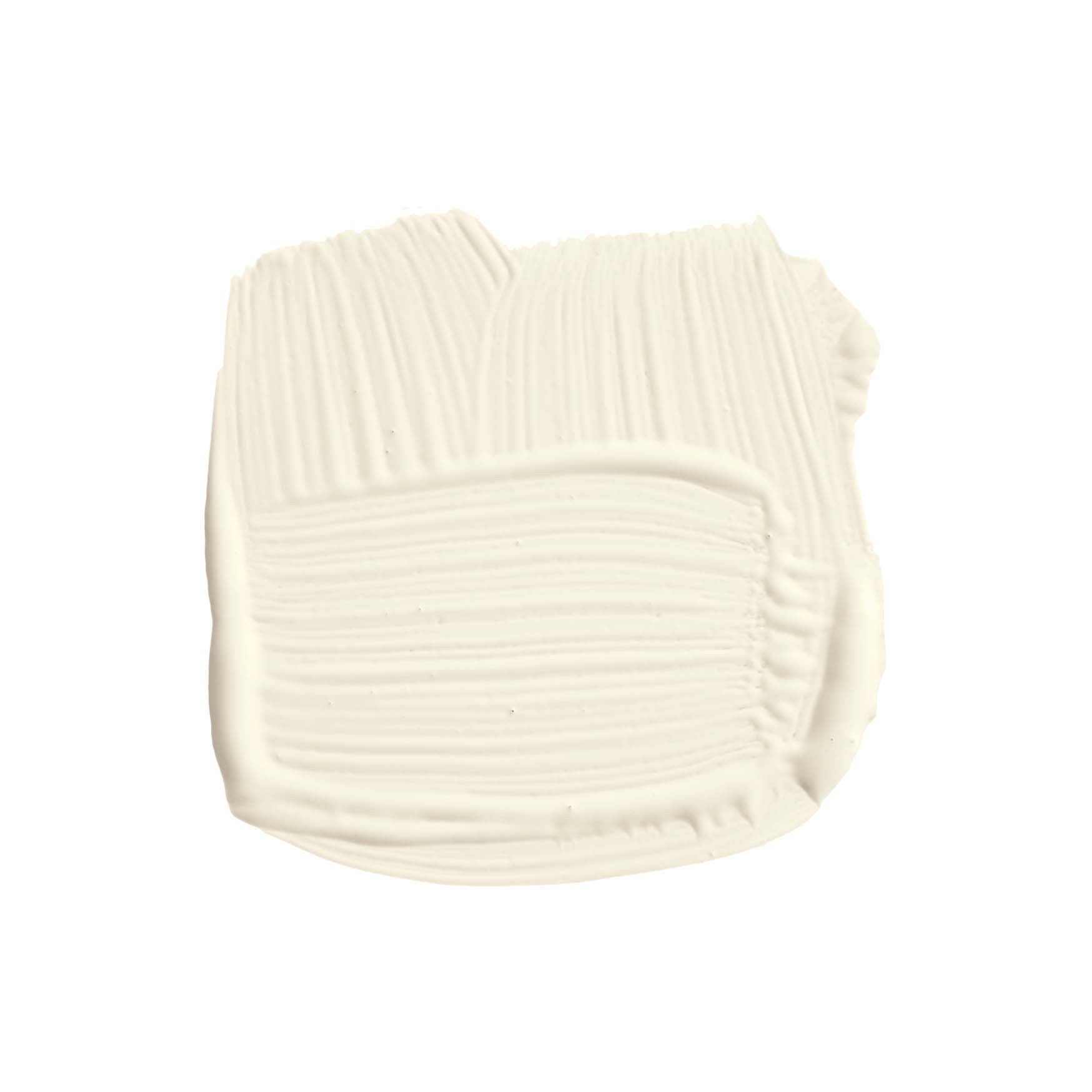 Pinselstrich der Wandfarbe White Tie No. 2002 von Farrow & Ball