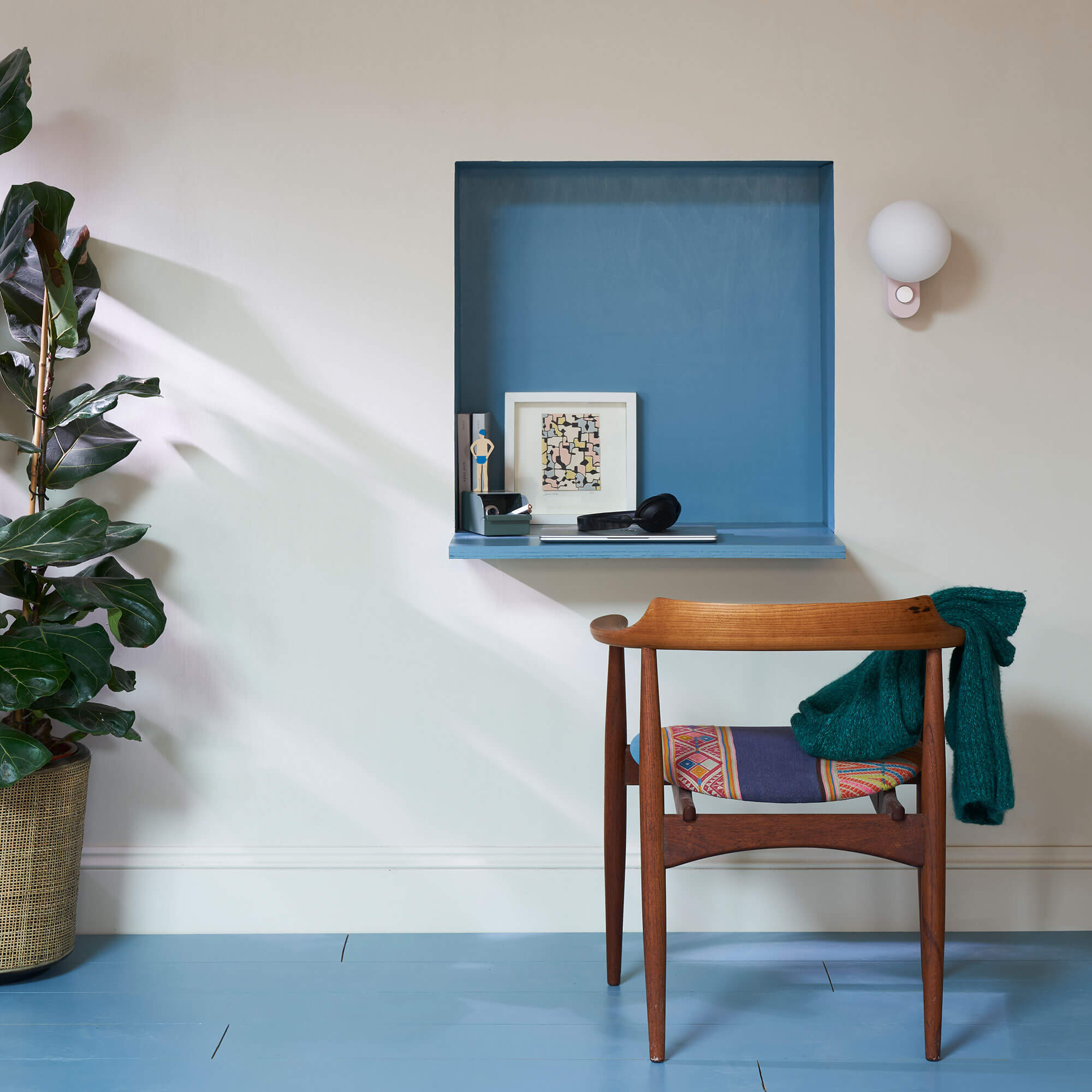 farrow & ball shaded white 201 als wandfarbe