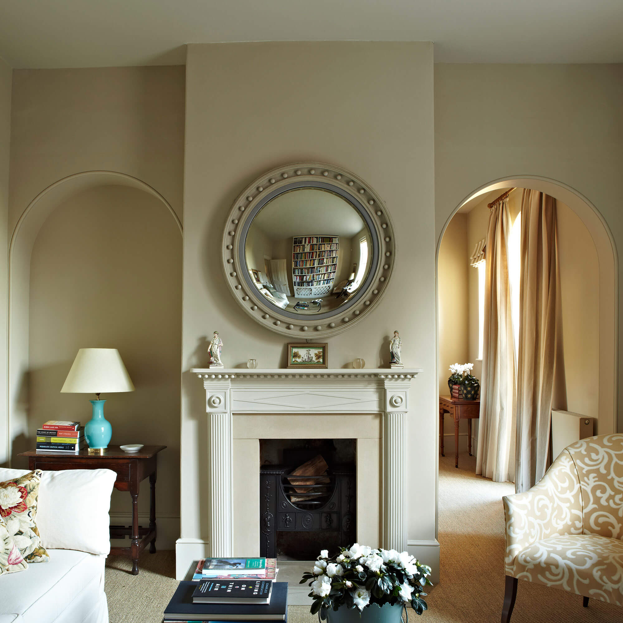 farrow & ball stony ground 211 im wohnzimmer