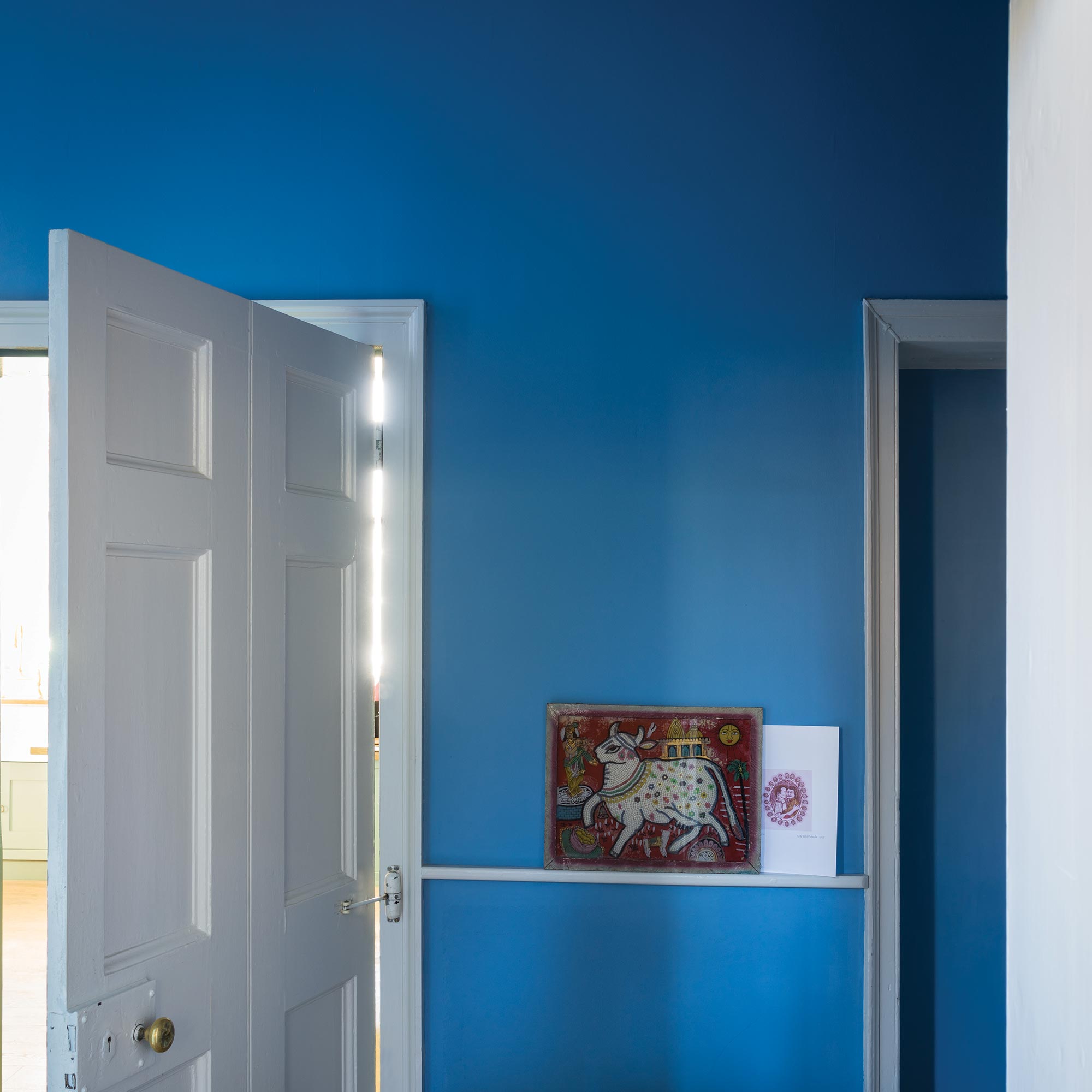 farrow & ball cook´s blue 237 als wandfarbe